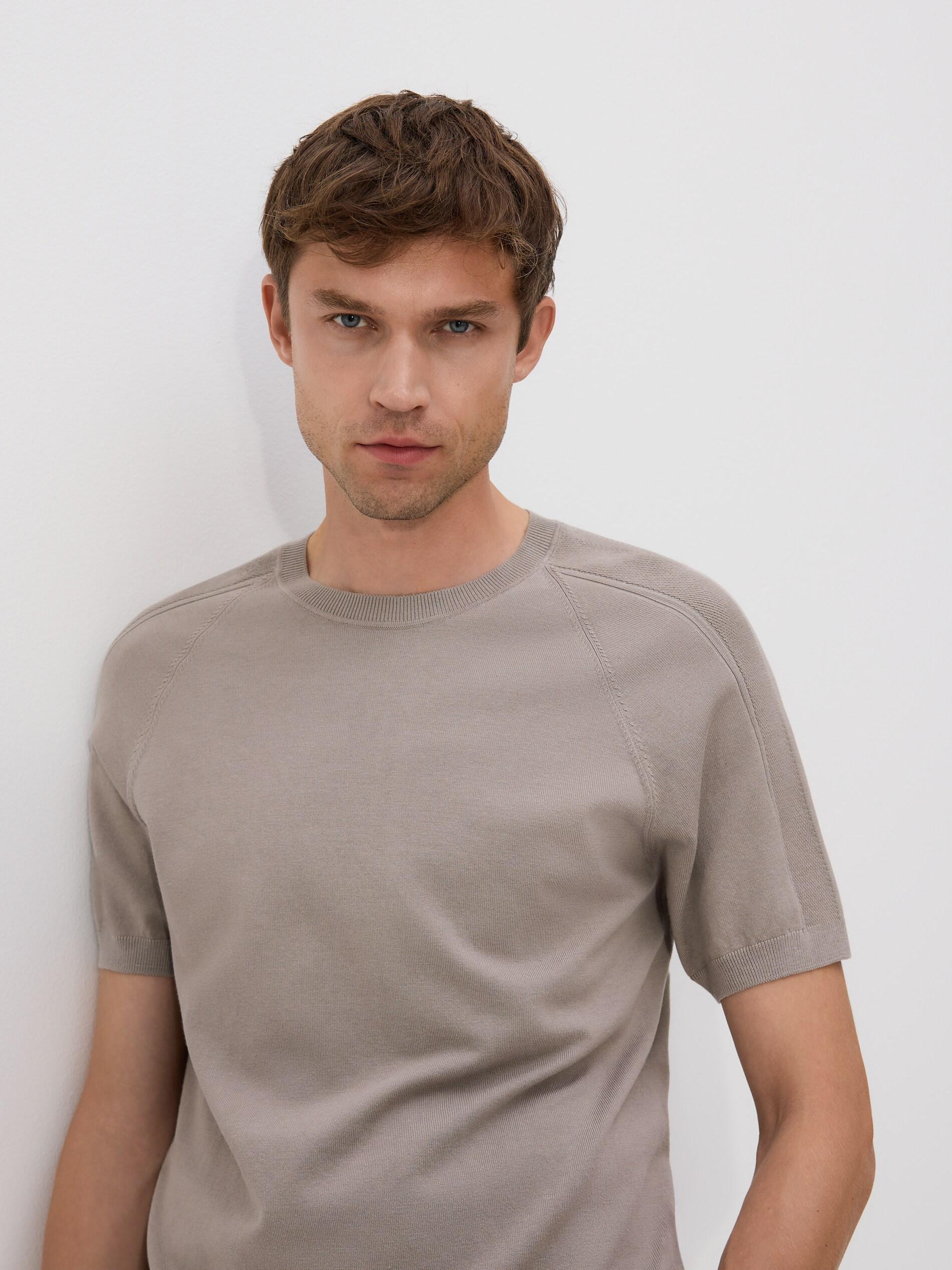 Beige Sweater With Lyocell, Beige, large image number 0