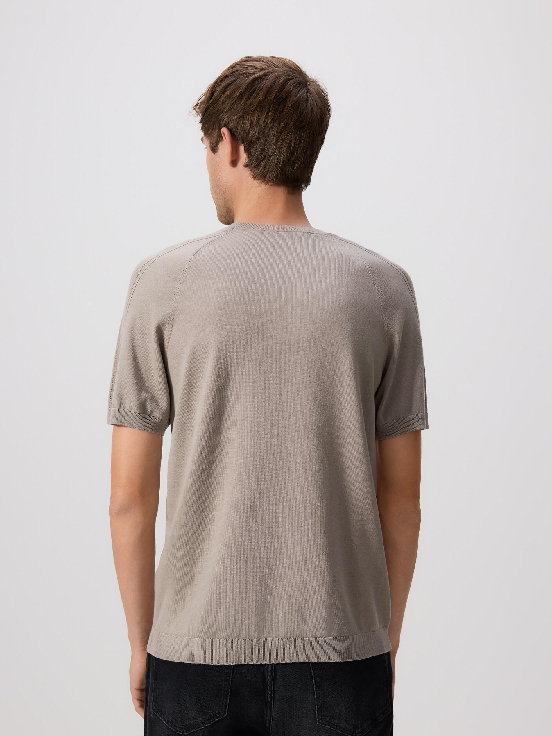 Beige Sweater With Lyocell, Beige, large image number 1