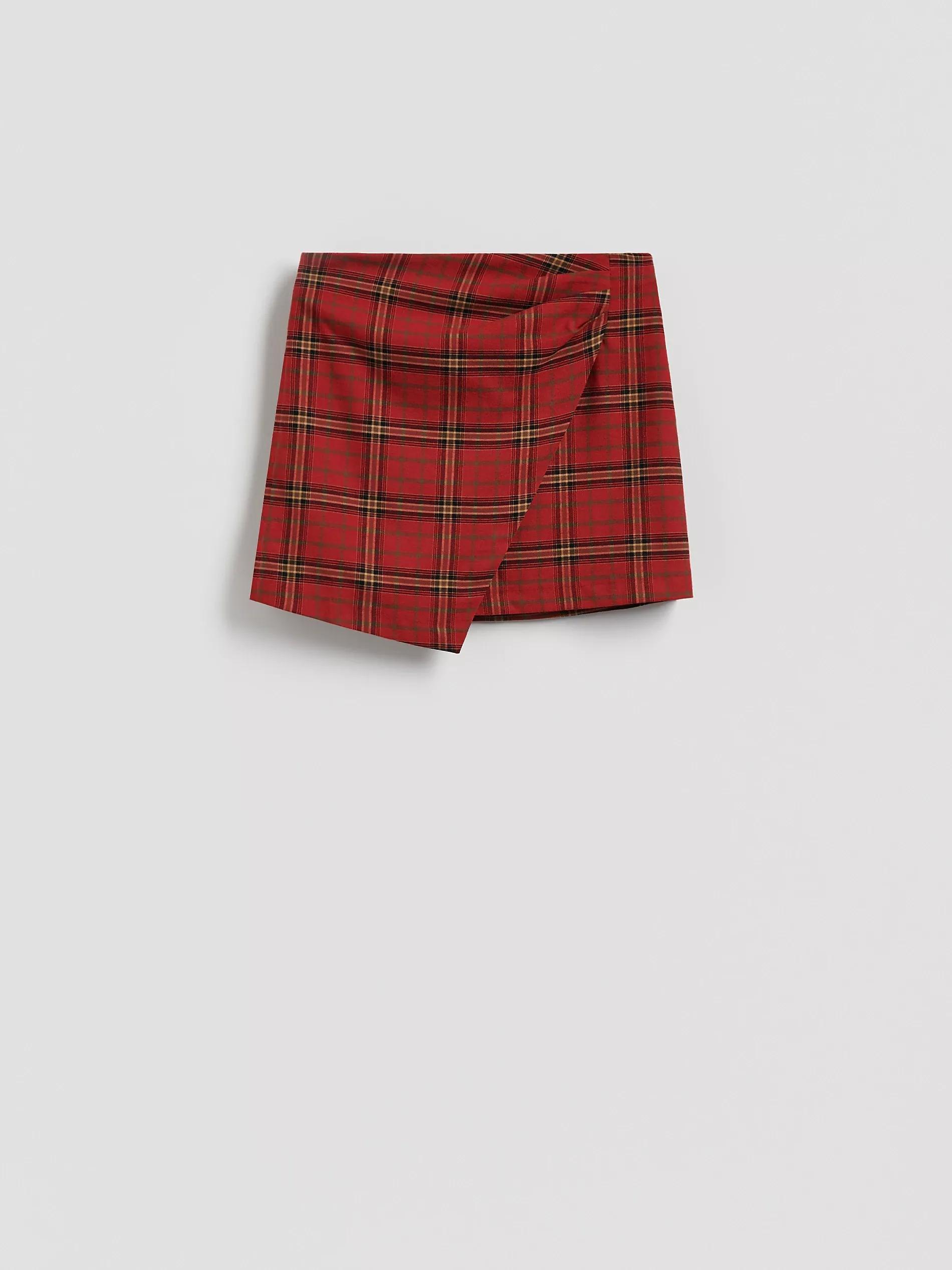 Multicolour Check Mini Skirt, , large image number 4