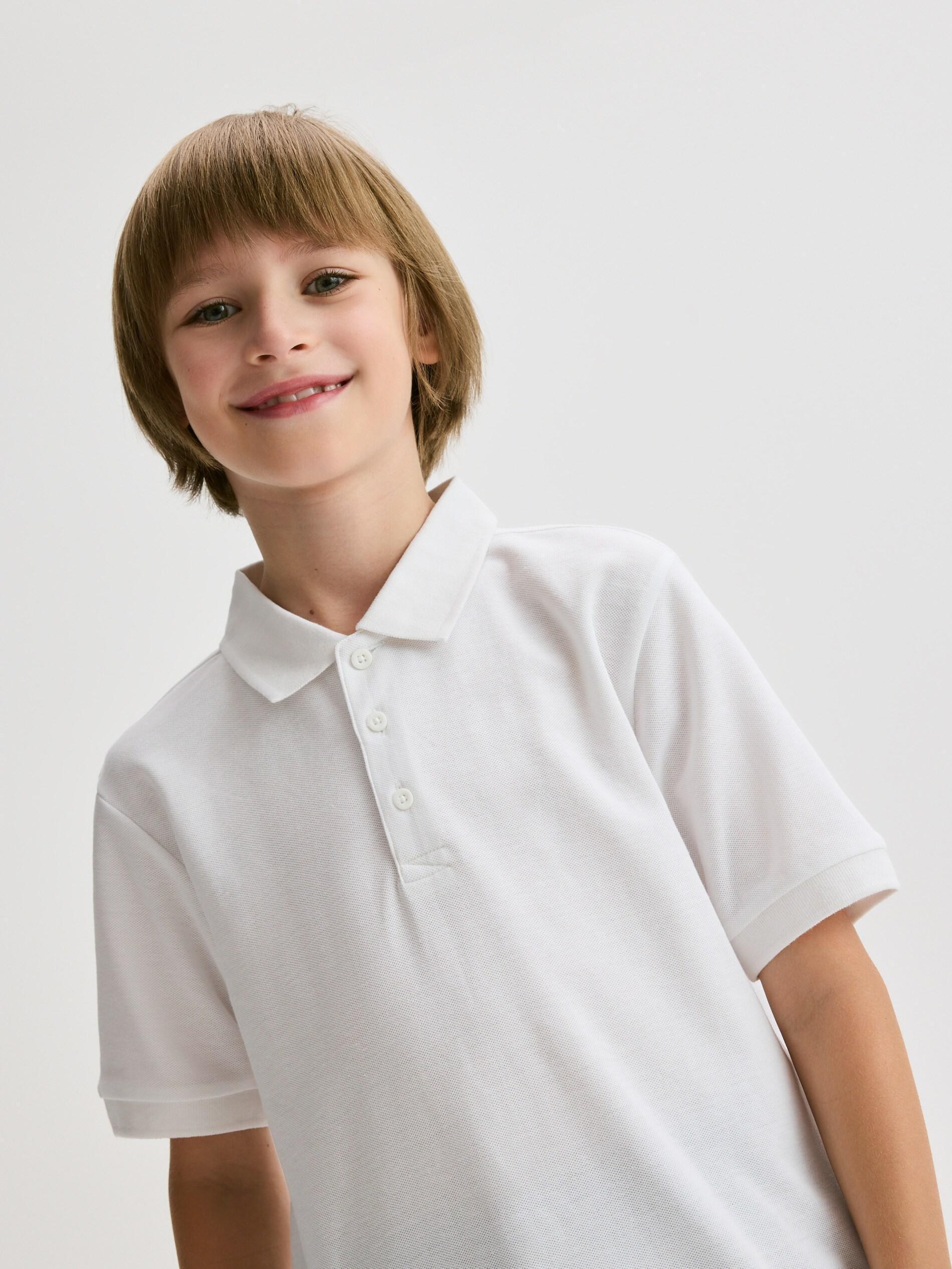 قميص بولو أبيض, White, large image number 6
