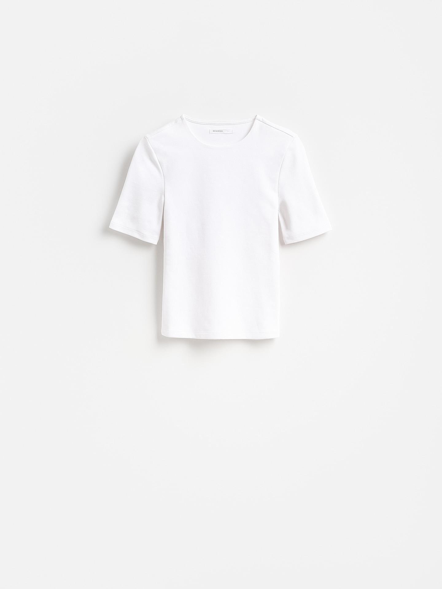 White Cotton Rich T-Shirt, White, large image number 0