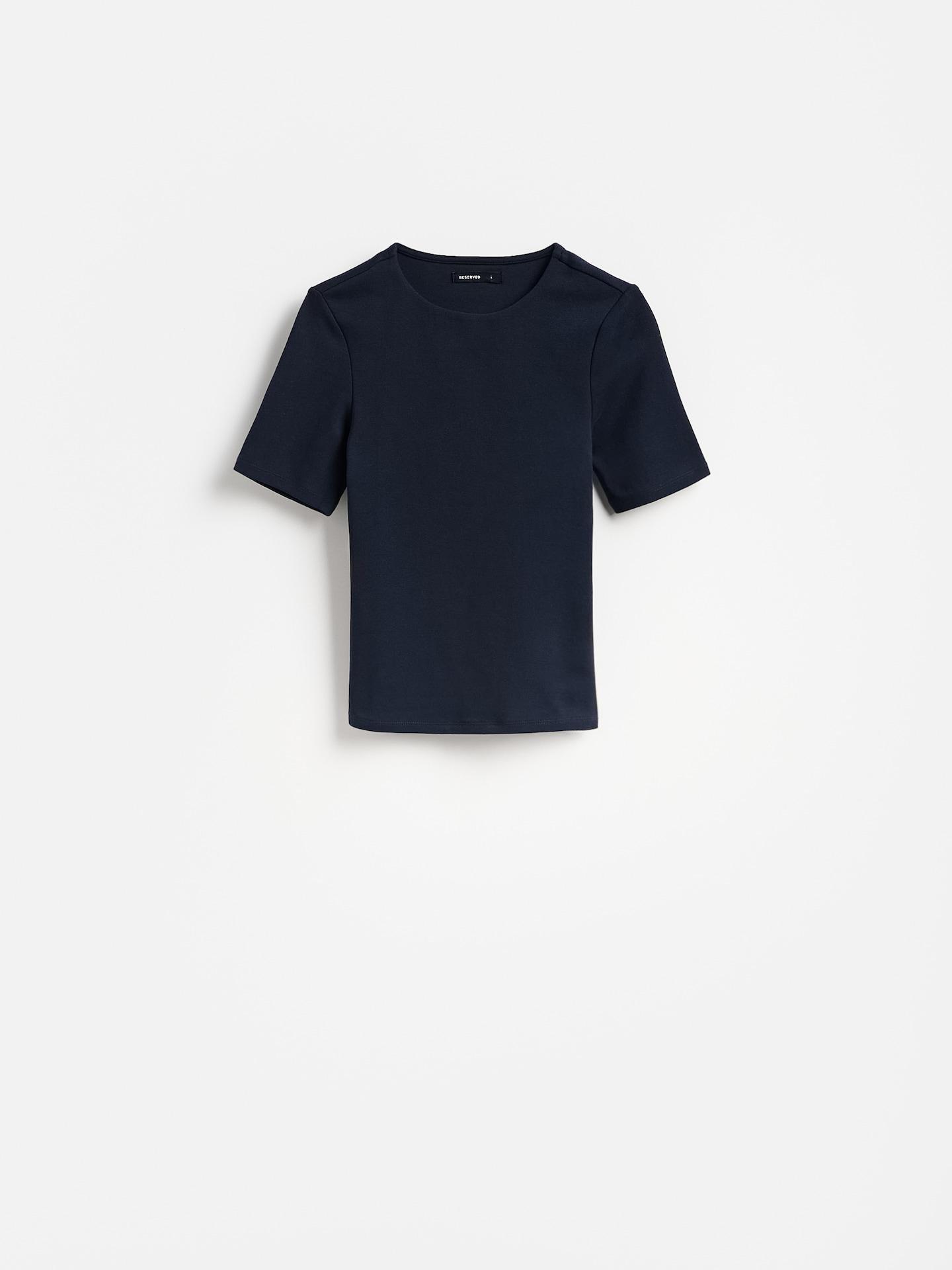 Navy Cotton Rich T-Shirt, Navy, medium