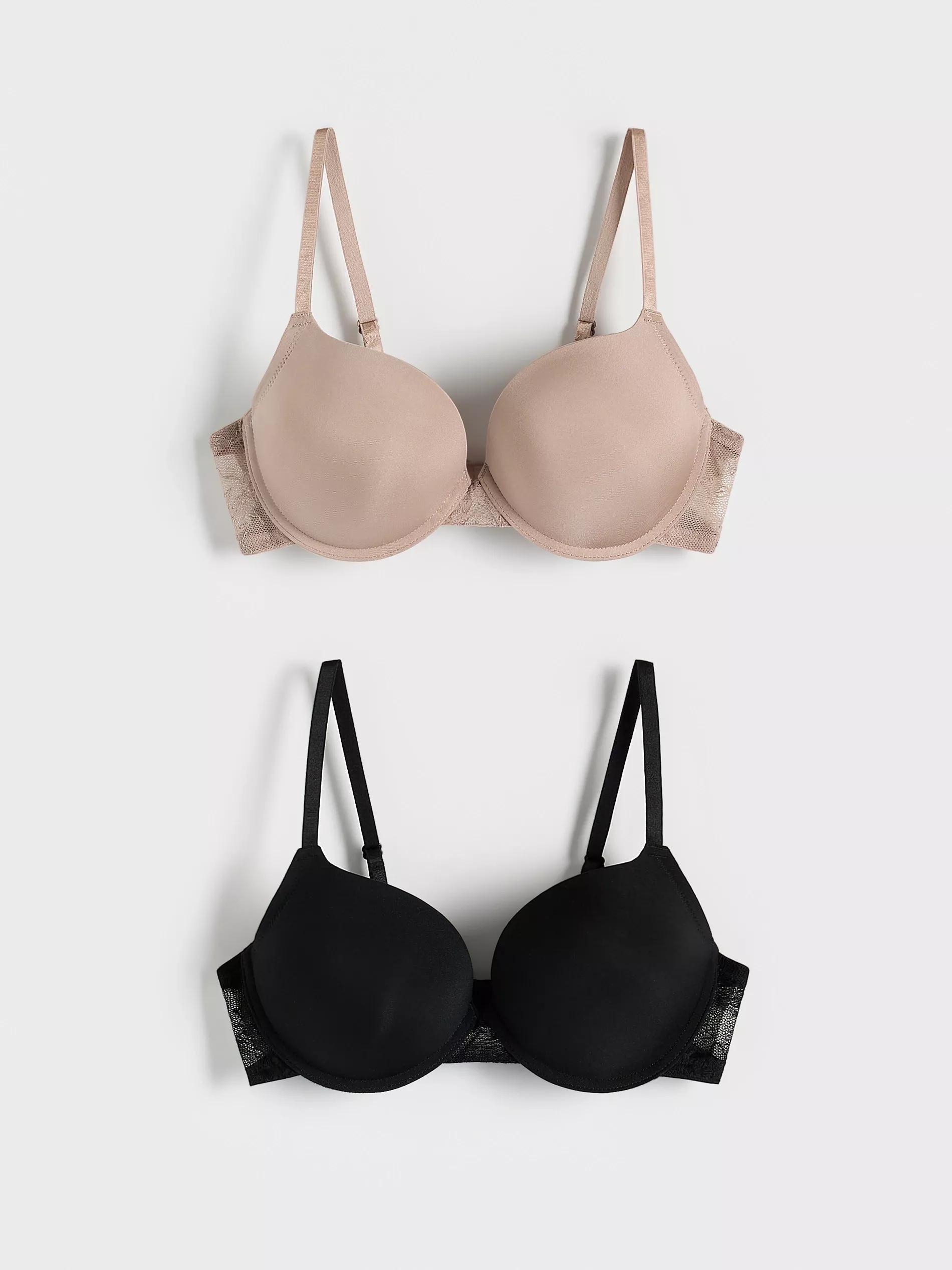 Black Push-Up Bra, 2 Pack, , large image number 1