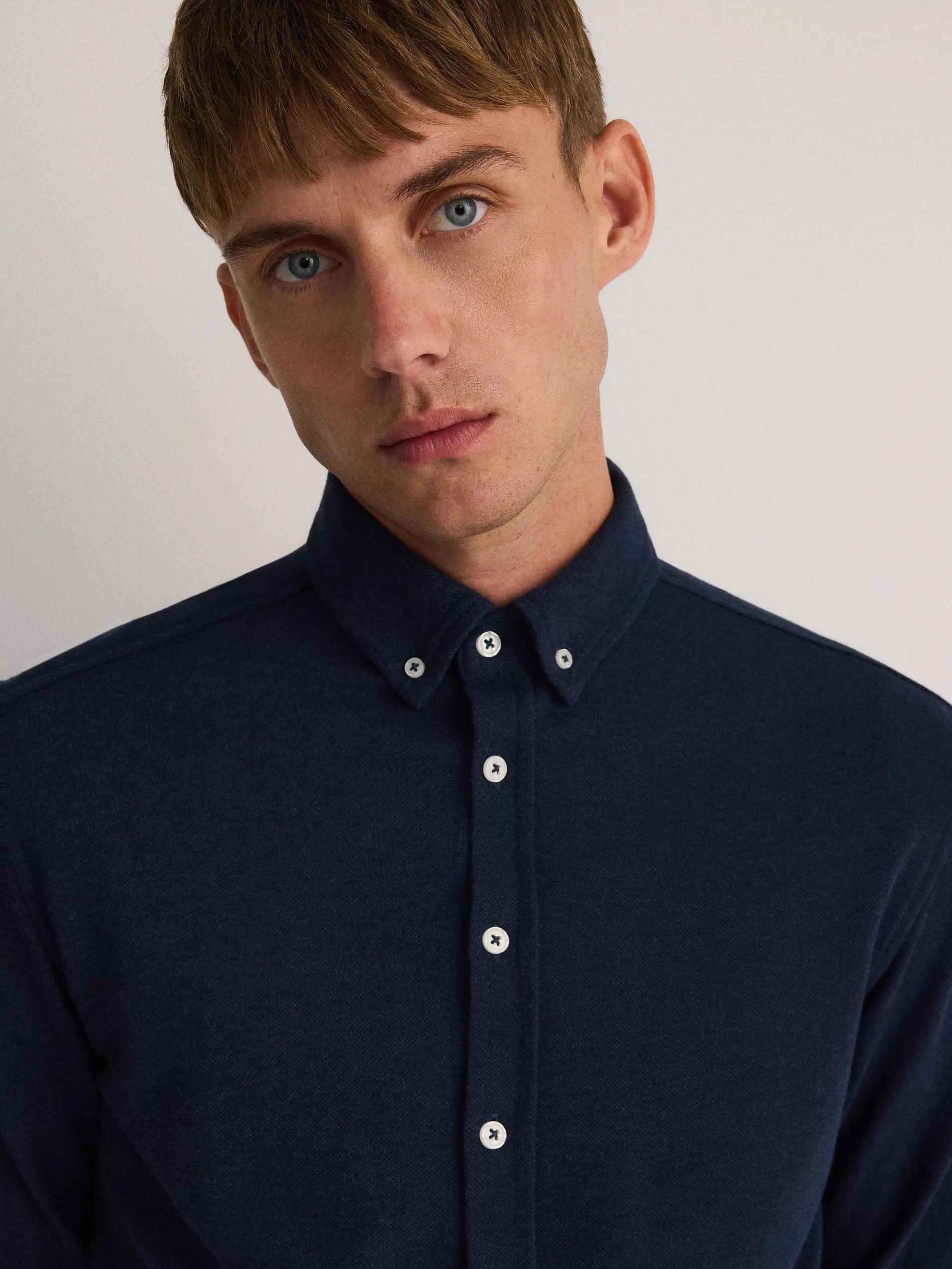 Navy Collared Shirt, , large image number 2