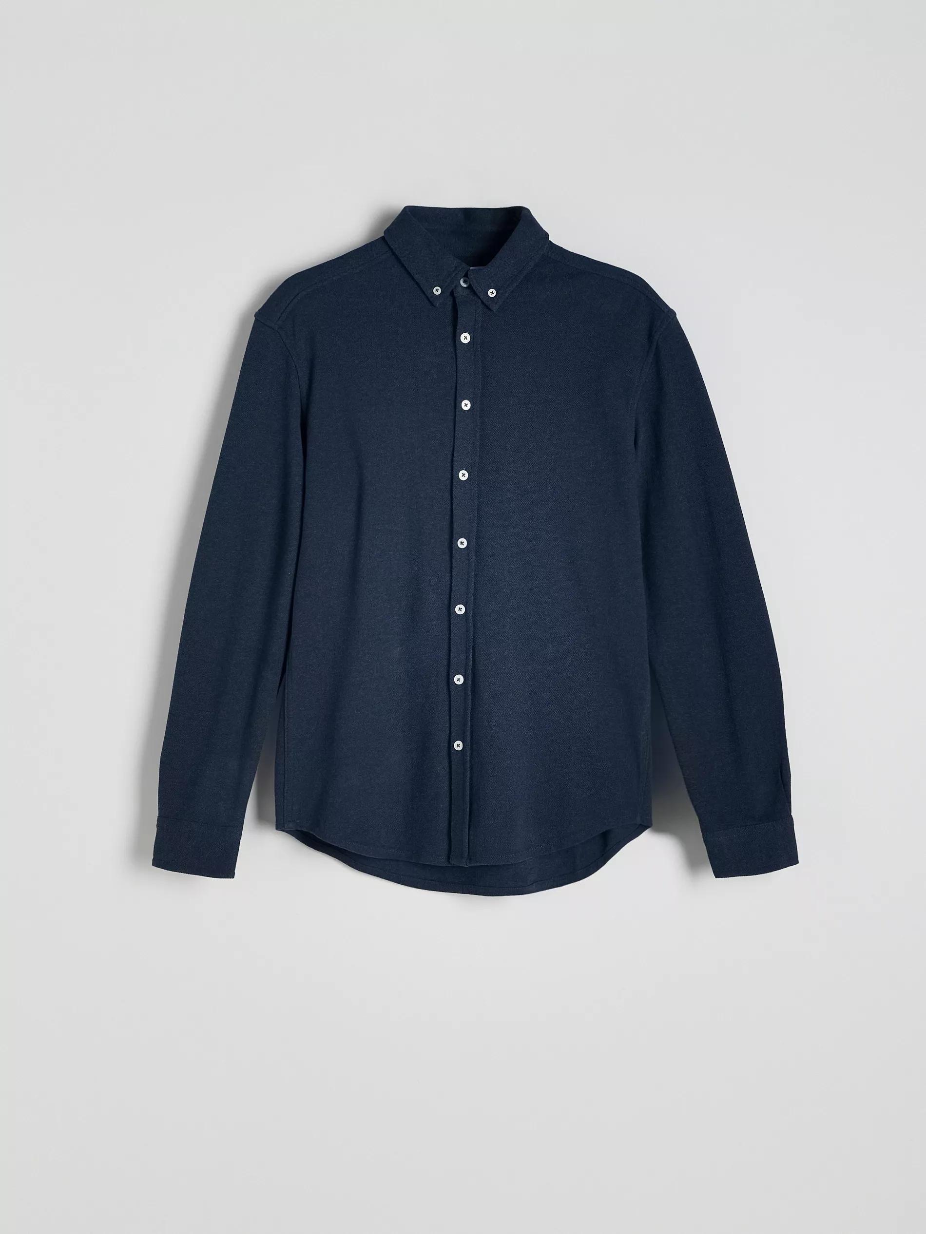 Navy Collared Shirt, , large image number 4
