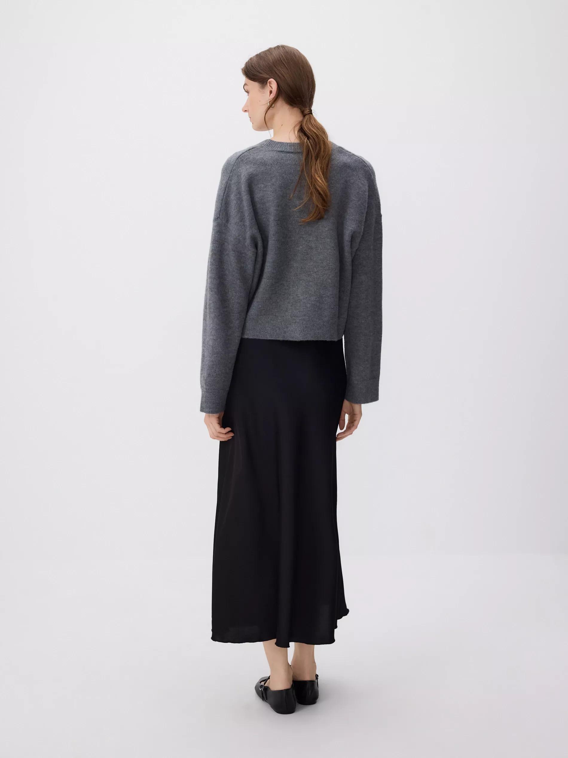 Grey Zipped cardigan, Grey, large image number 3