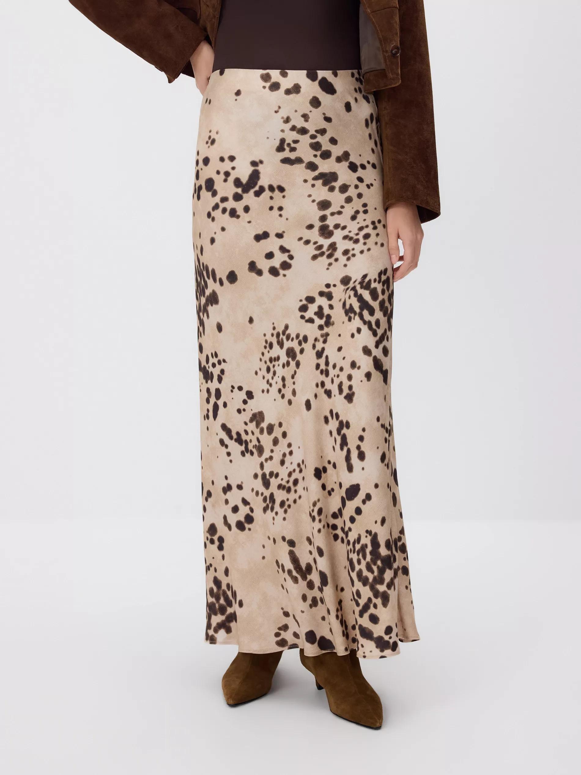 Multicolour Midi Skirt, Multicolor, large image number 0