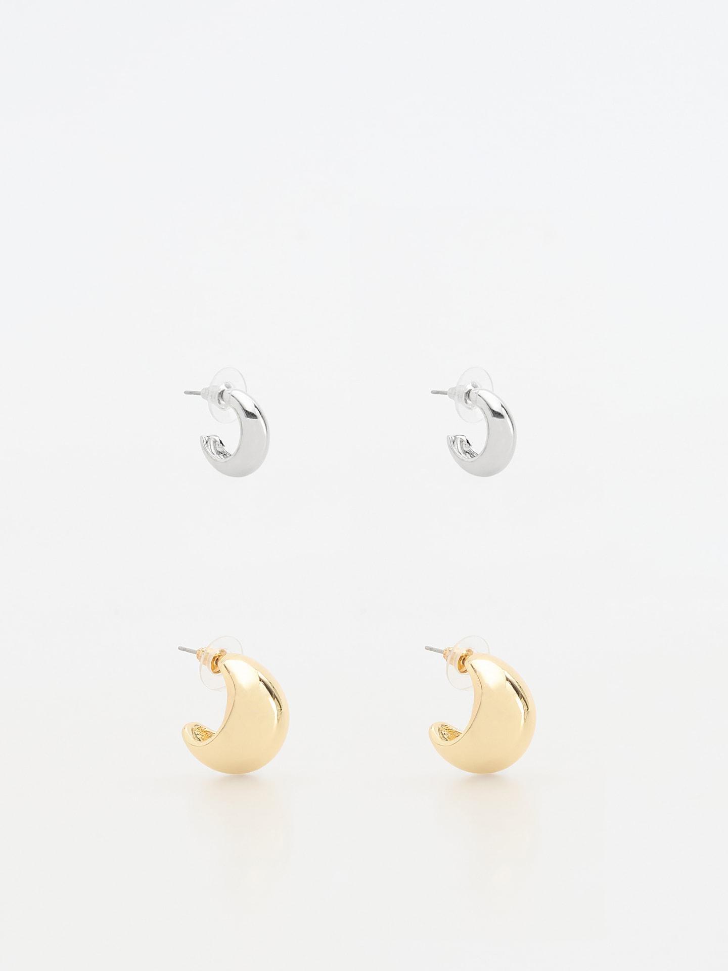 Multicolour Earring Set 2-Pack, Multicolor, medium