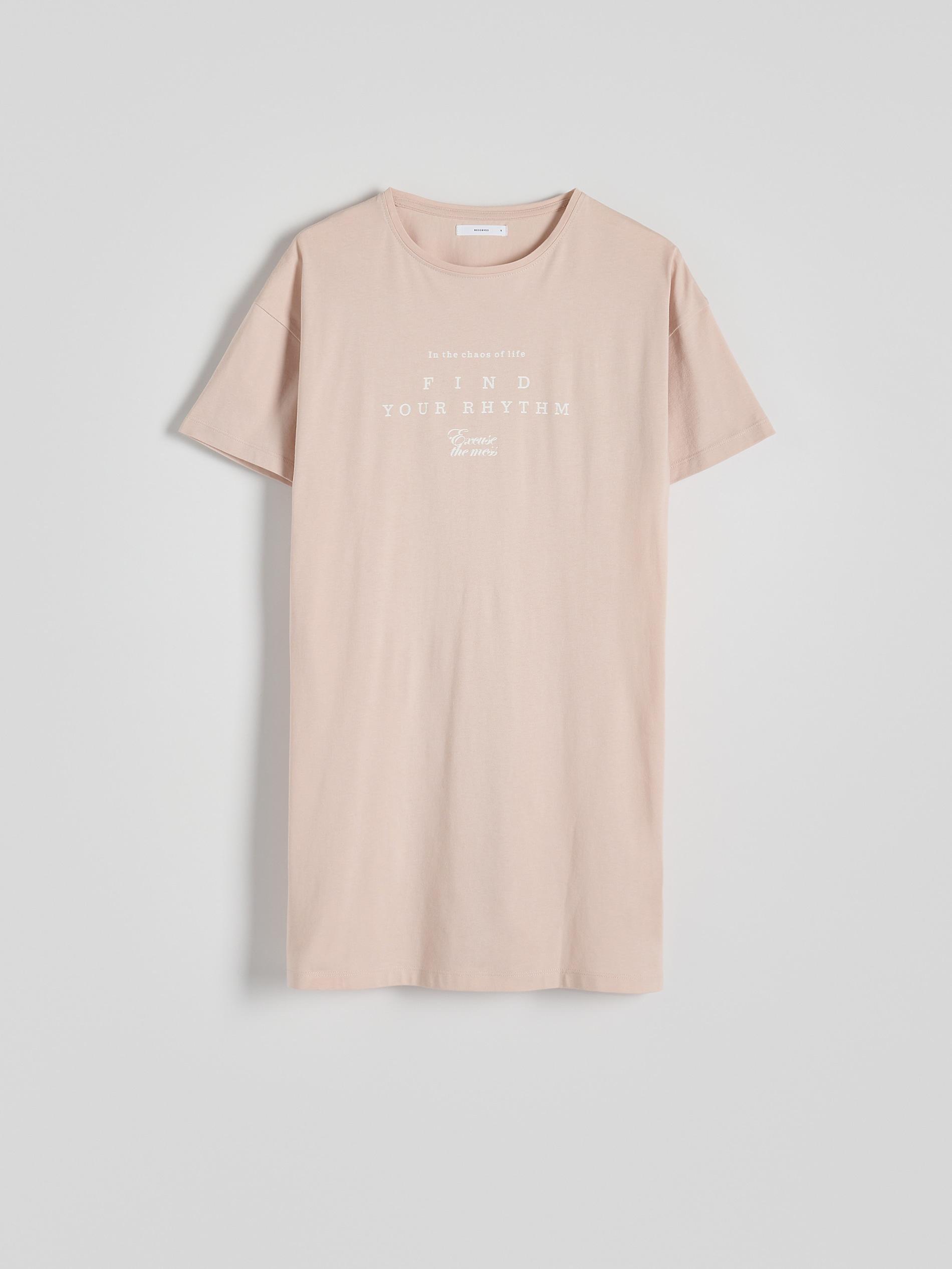Pink Printed Nightgown, , large image number 0