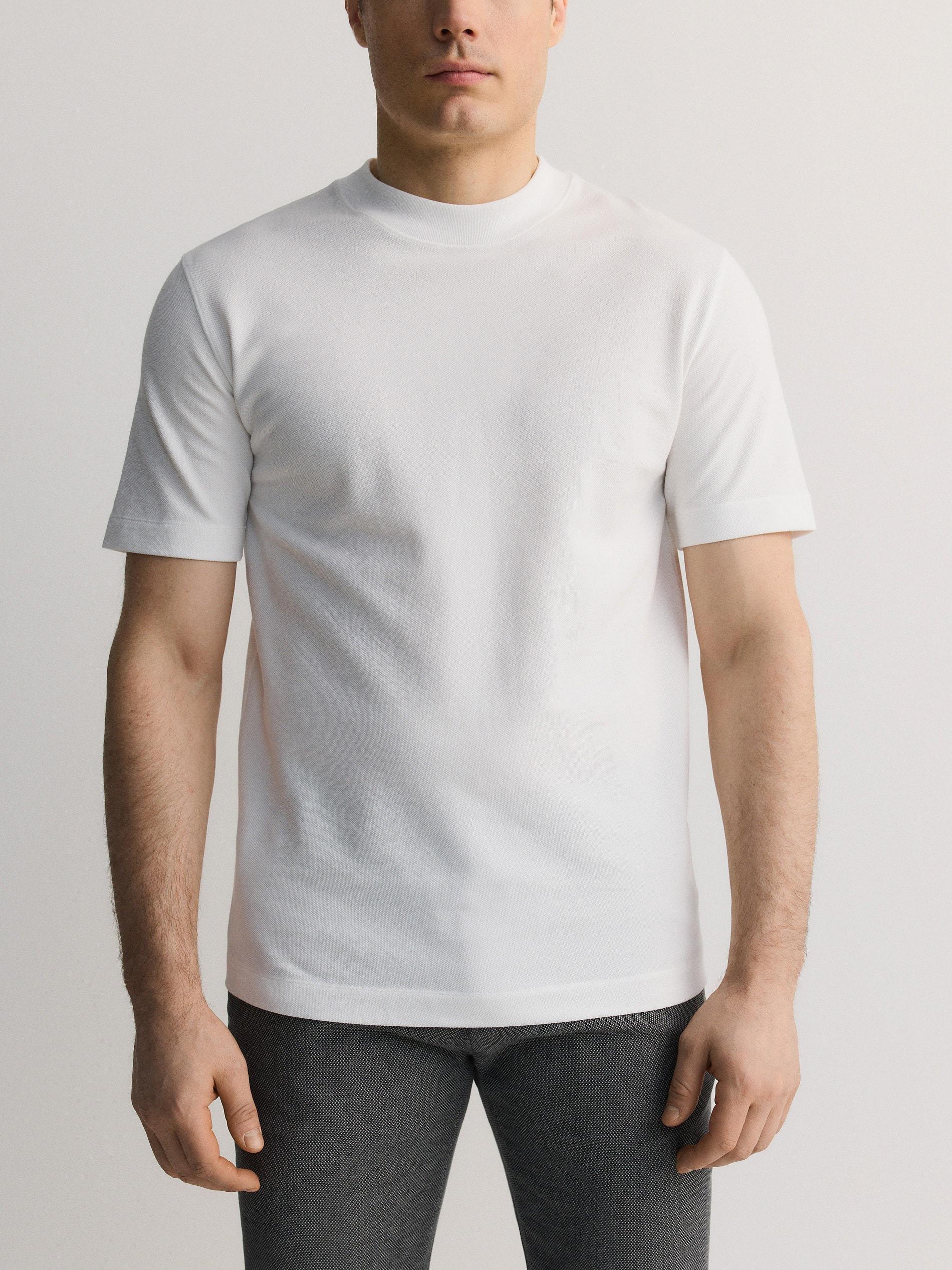 Cream Cotton T-Shirt, , large image number 0