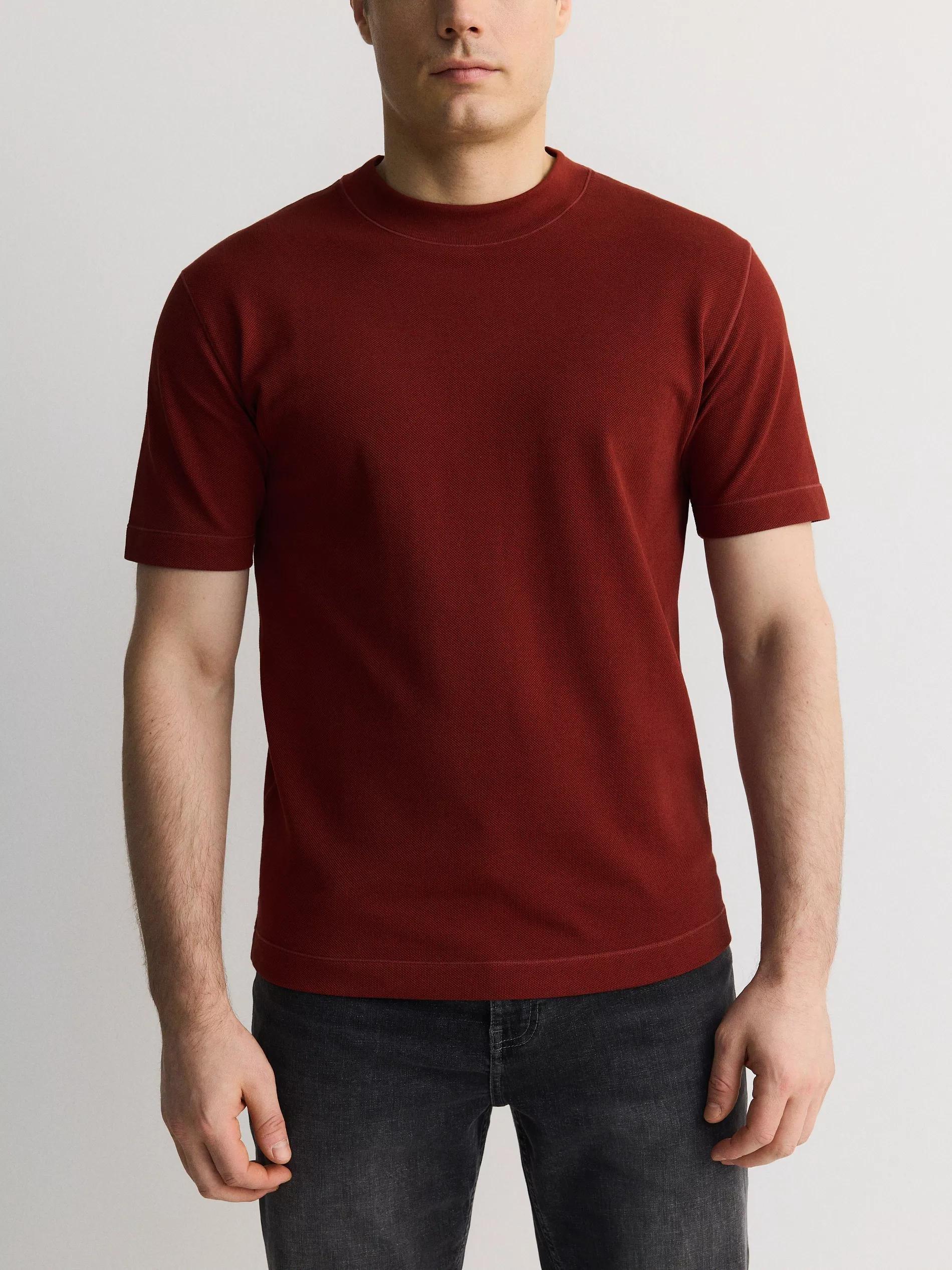Maroon Cotton T-Shirt, , large image number 2