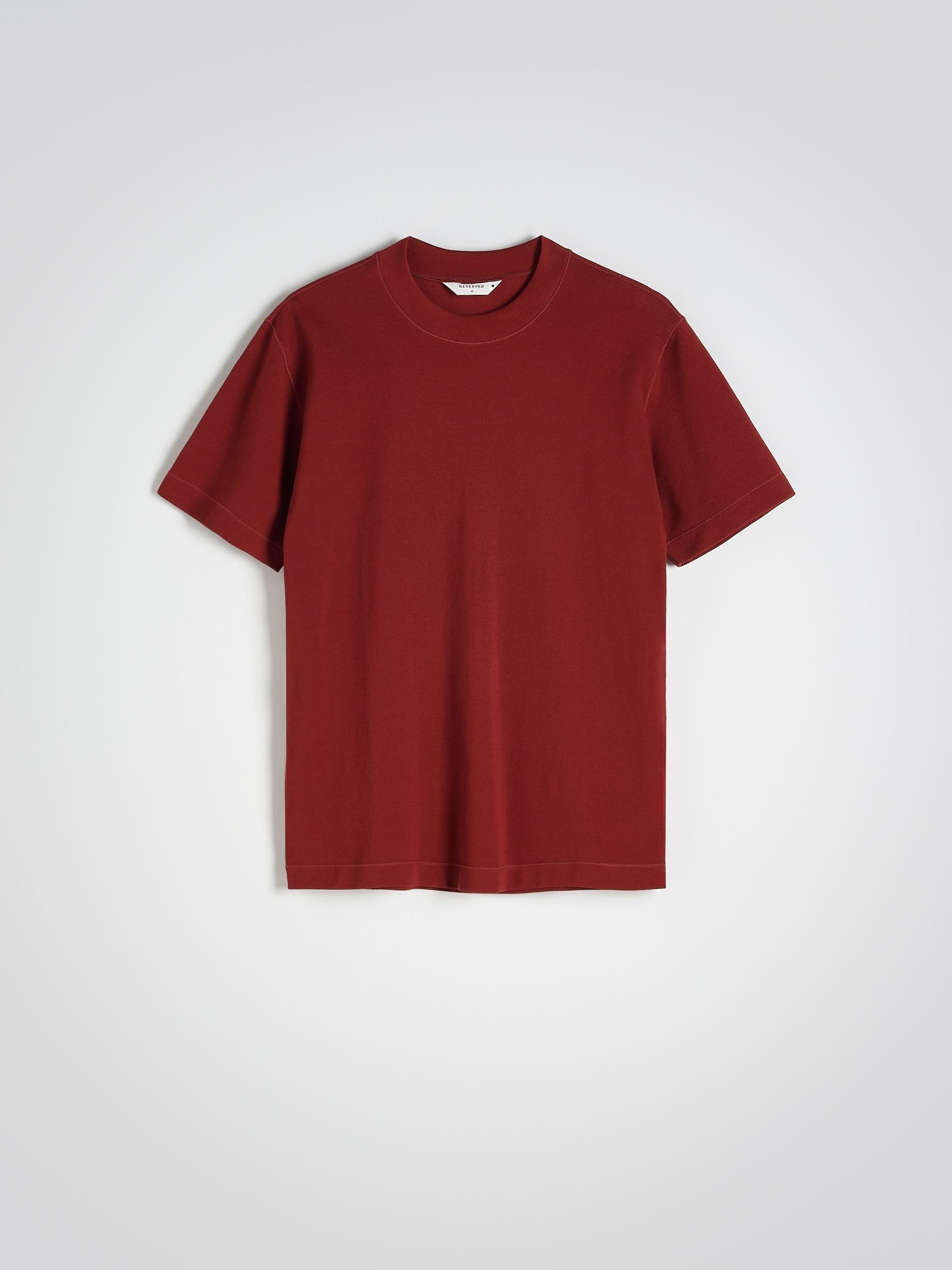Maroon Cotton T-Shirt, , large image number 3