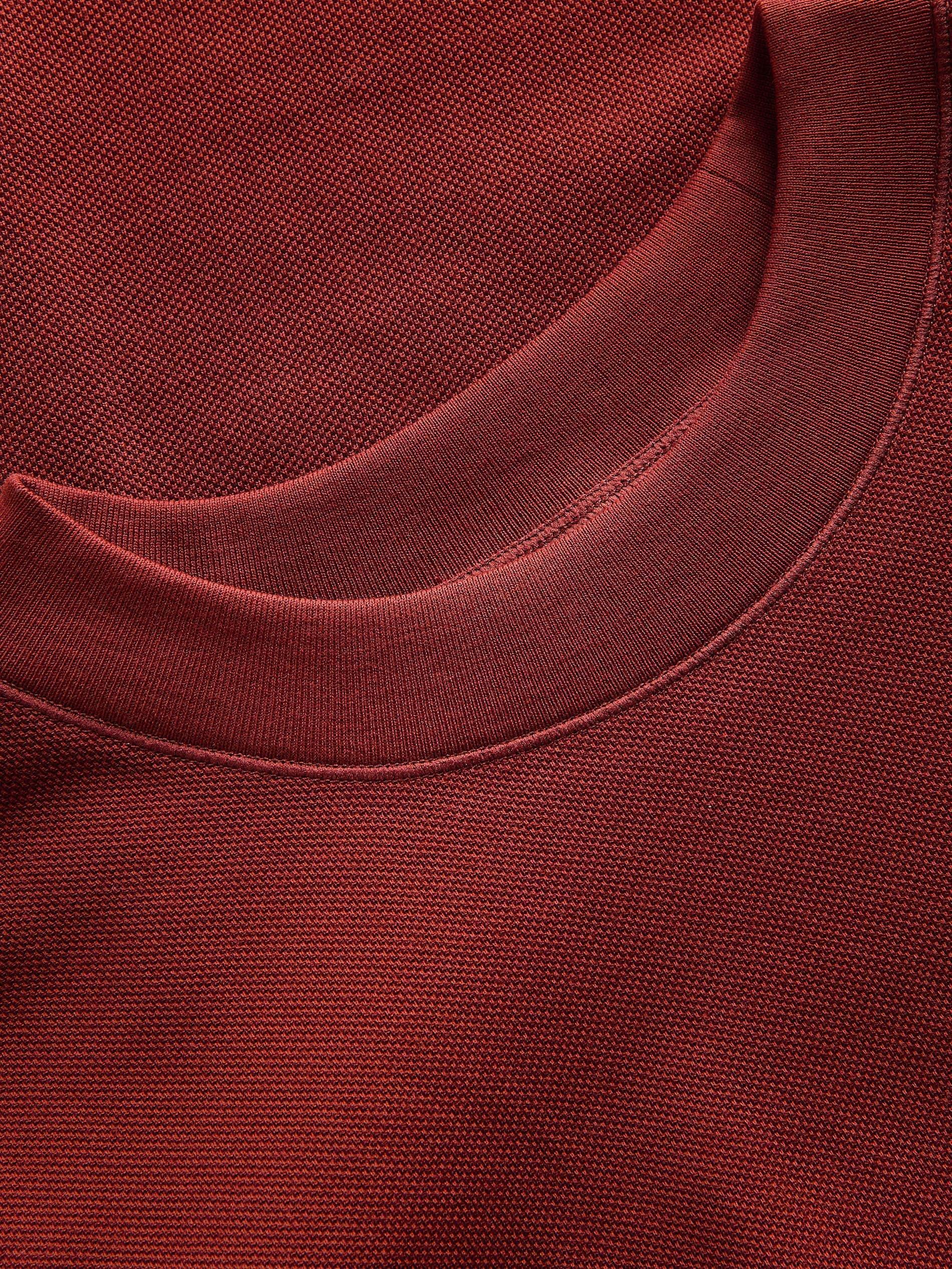 Maroon Cotton T-Shirt, , large image number 4