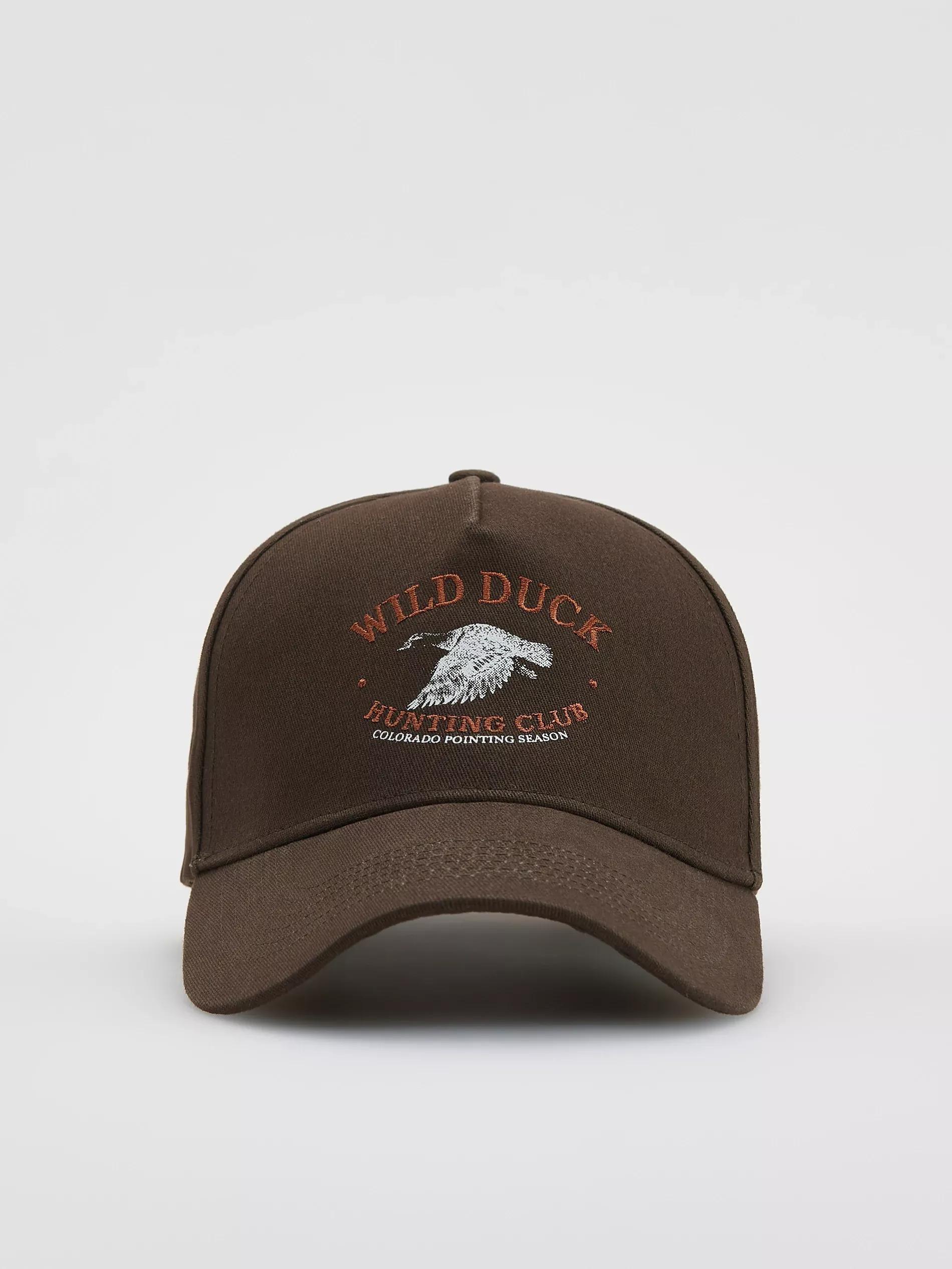 DARK BROWN Baseball cap with embroidery, Brown, large image number 0