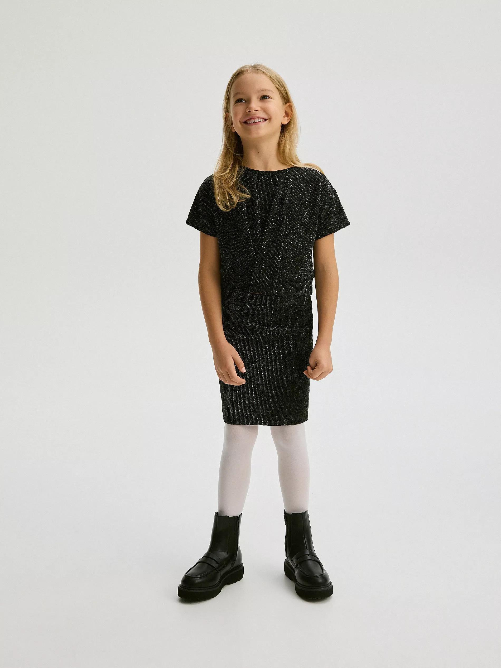 Black Skirt,Kids Girl, , large image number 3