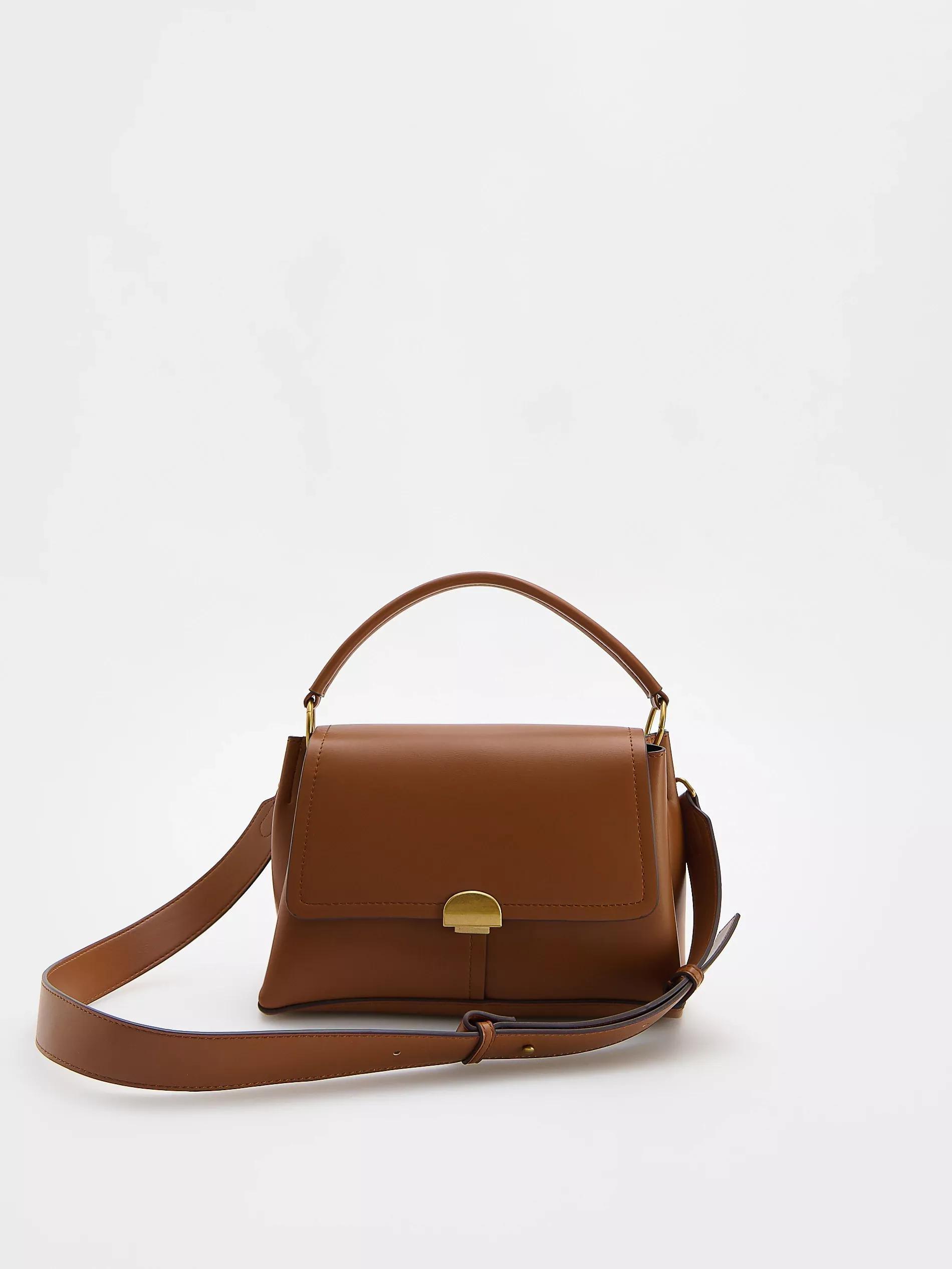 Brown Shoulder Bag, Brown, large image number 0