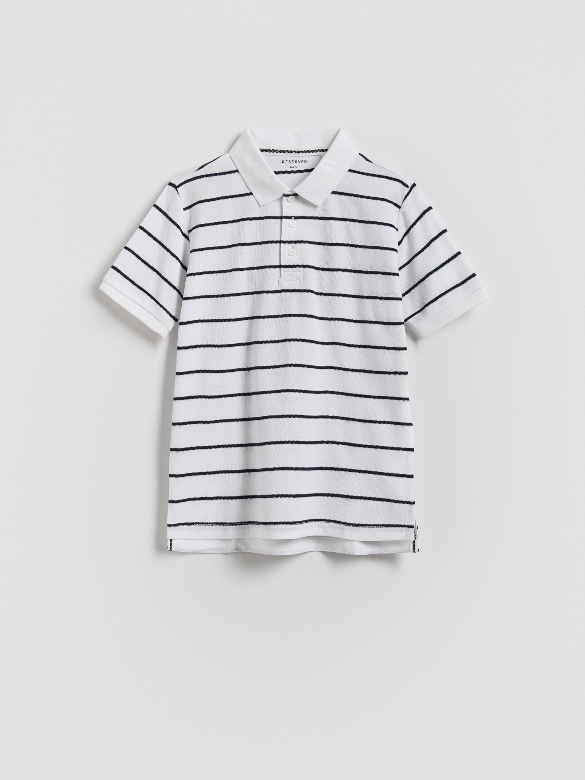 White Polo Shirt, White, medium