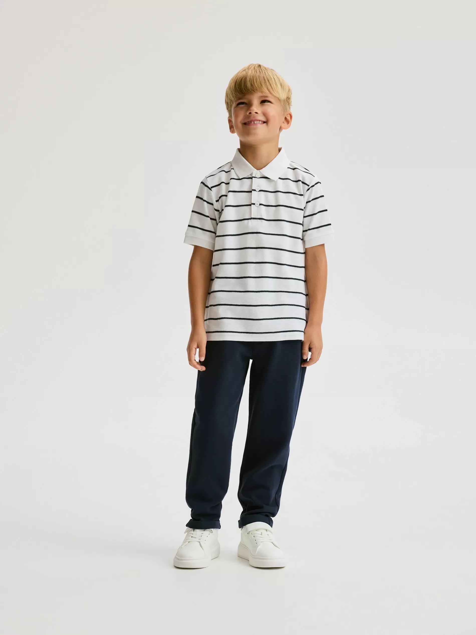 White Polo Shirt, White, medium