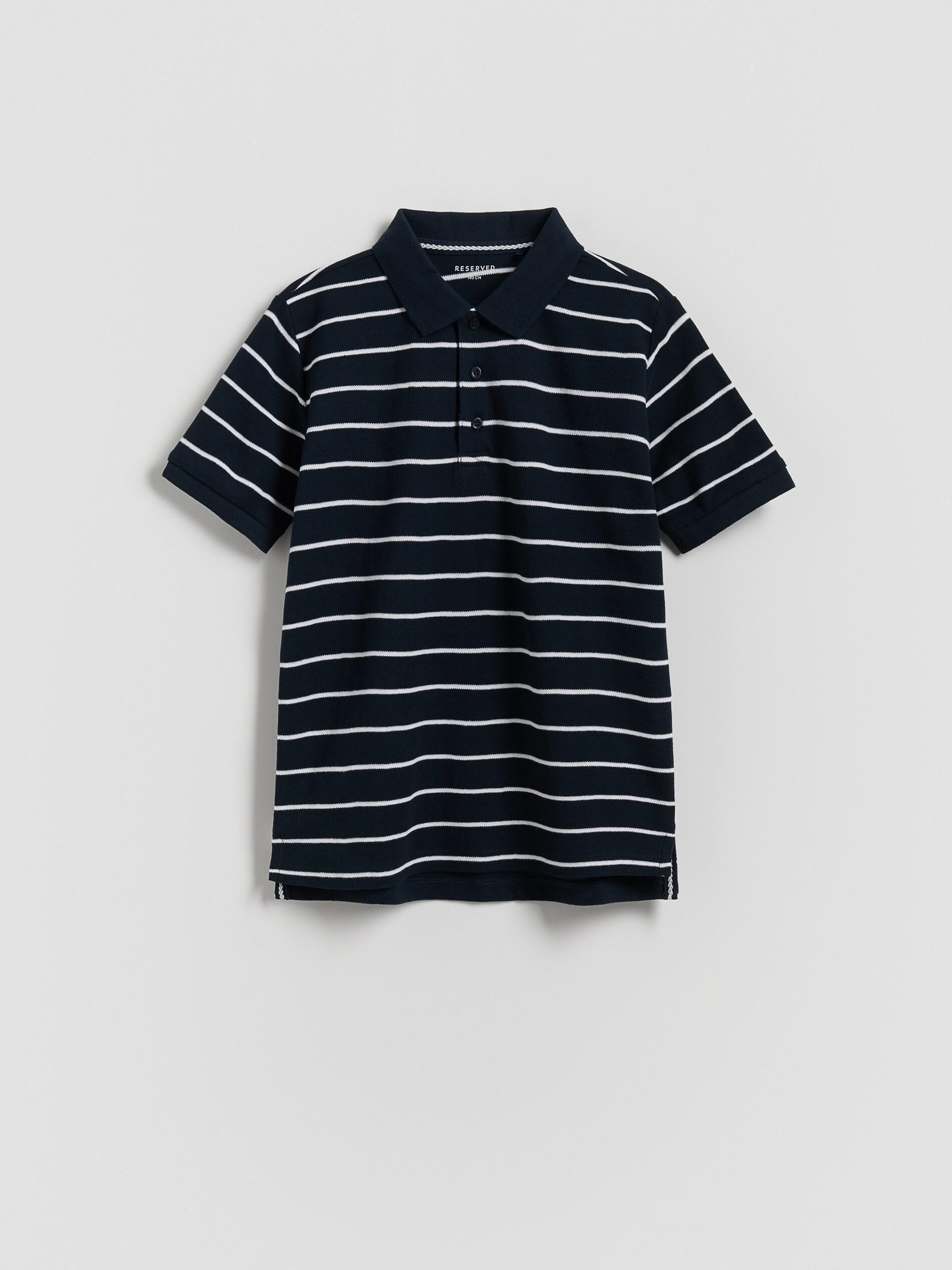 Blue Polo Shirt, Blue, medium