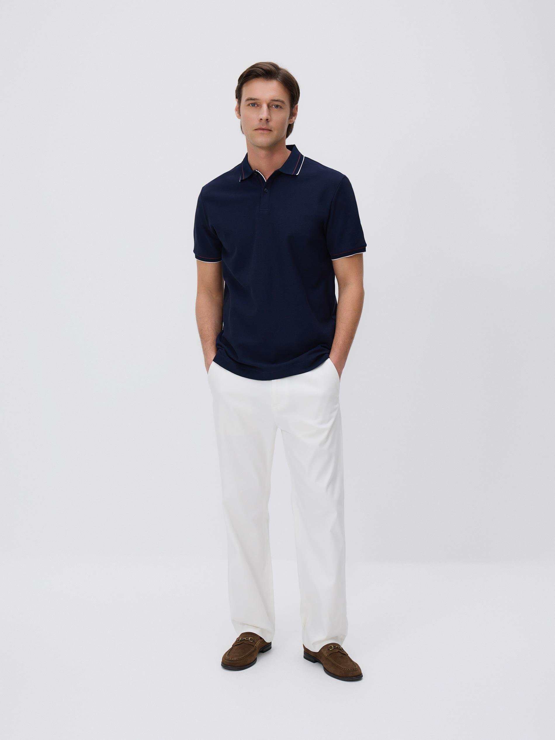 Navy Polo, Navy, medium