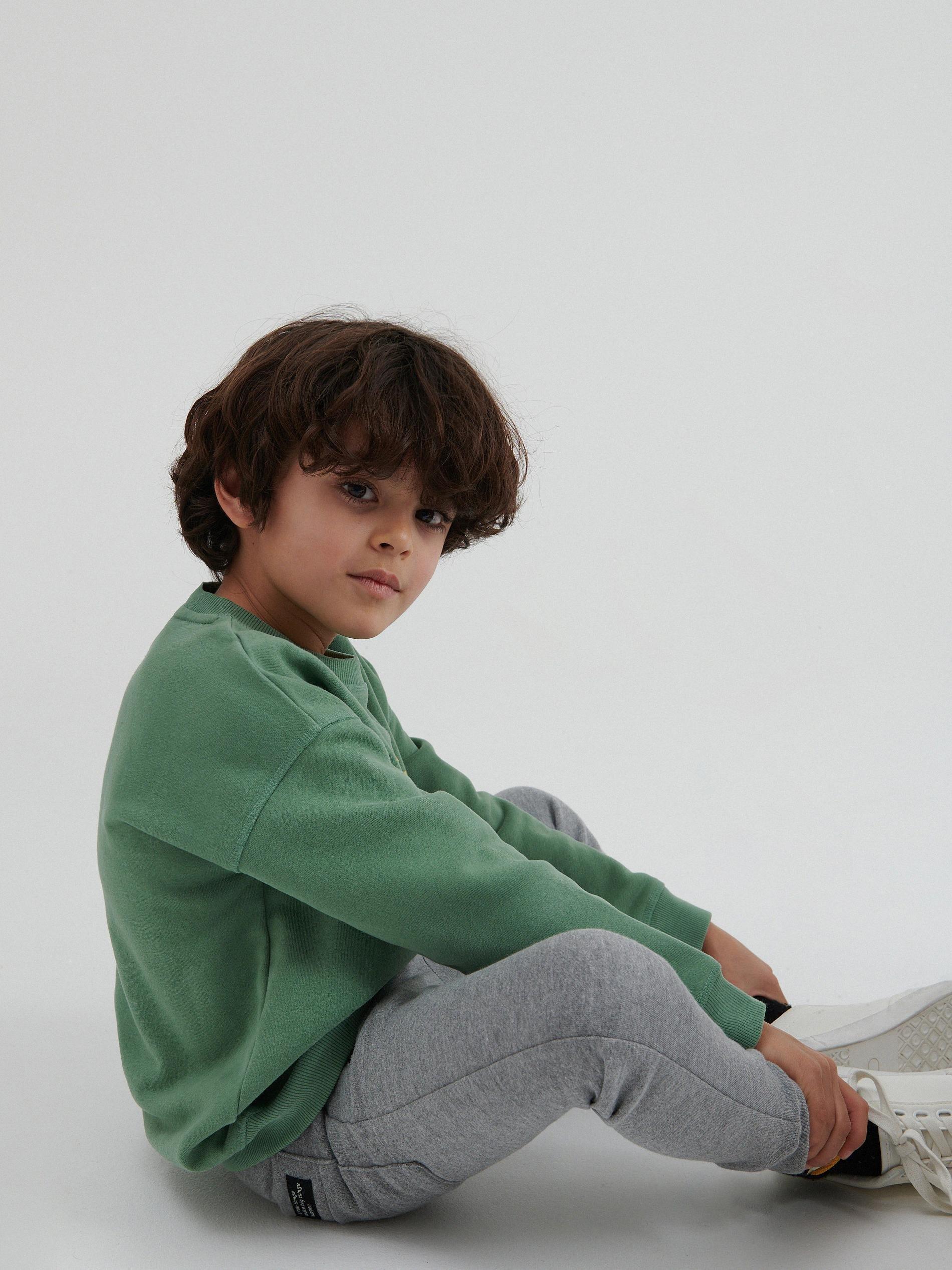 سويت بانتس بجيوب رمادي غامق ، للأولاد, , large image number 1
