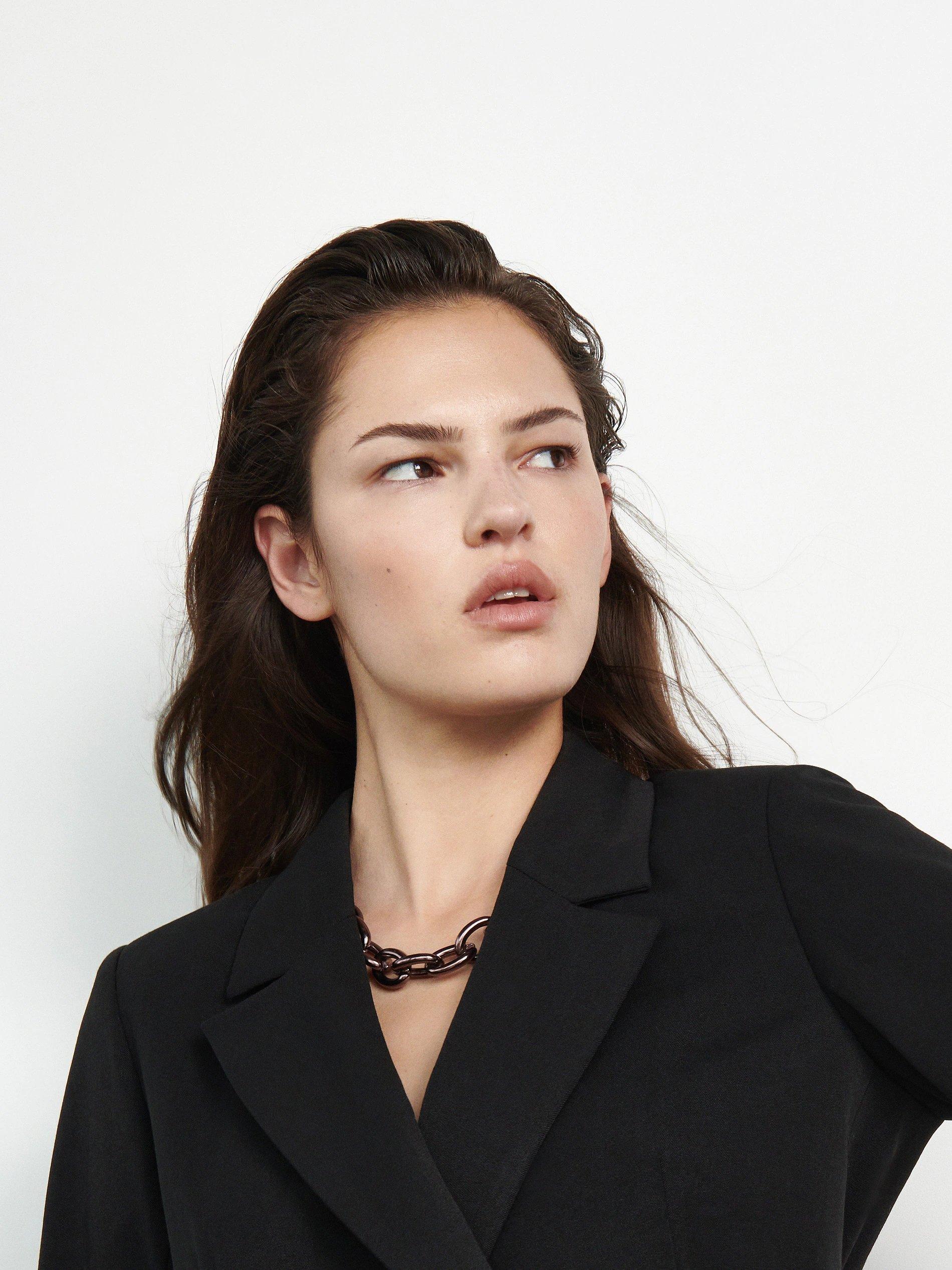 Black Blazer-Style Dress, , large image number 4