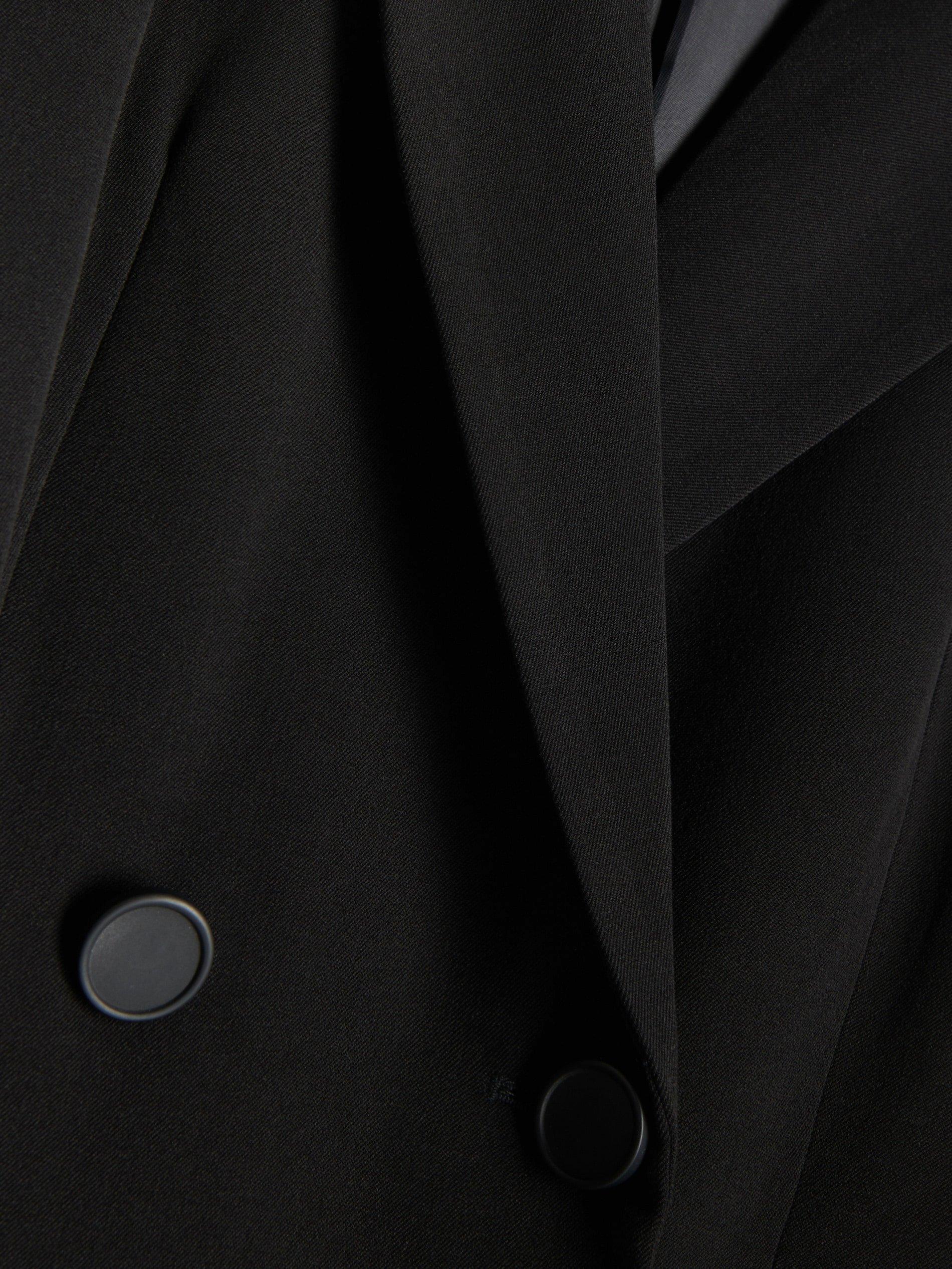 Black Blazer-Style Dress, , large image number 5