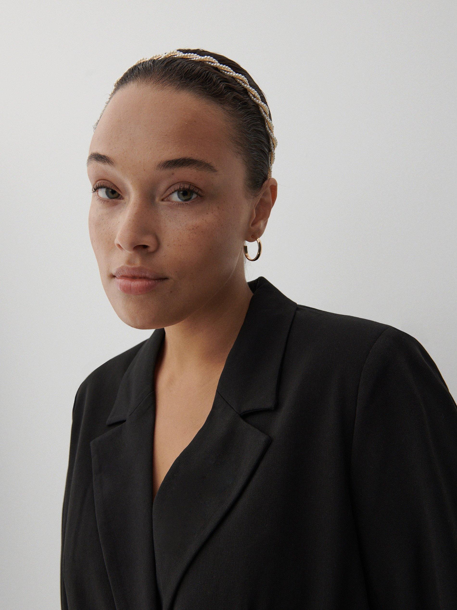 Black Blazer-Style Dress, , large image number 9