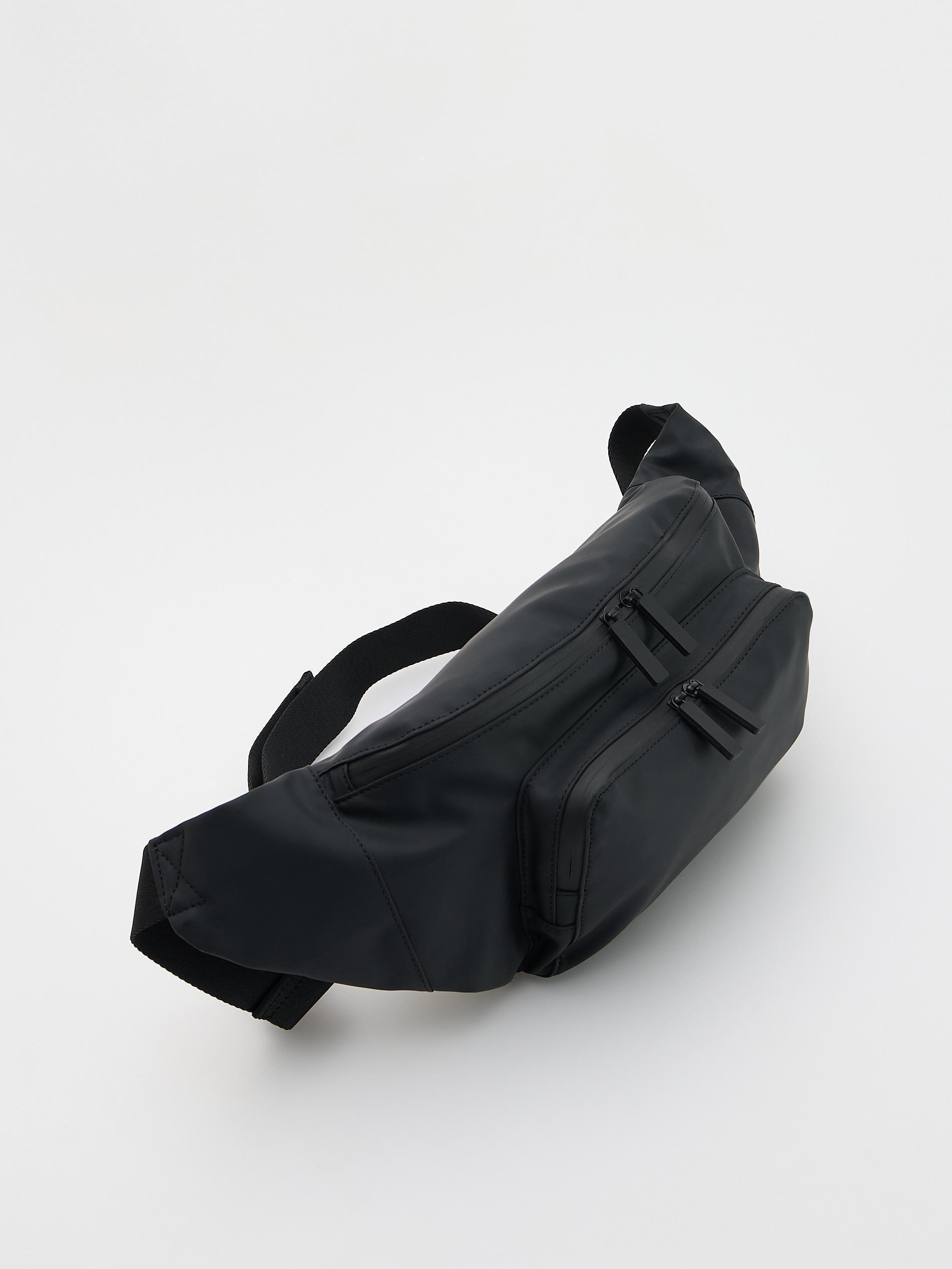 Black Bum Bag, Black, large image number 2