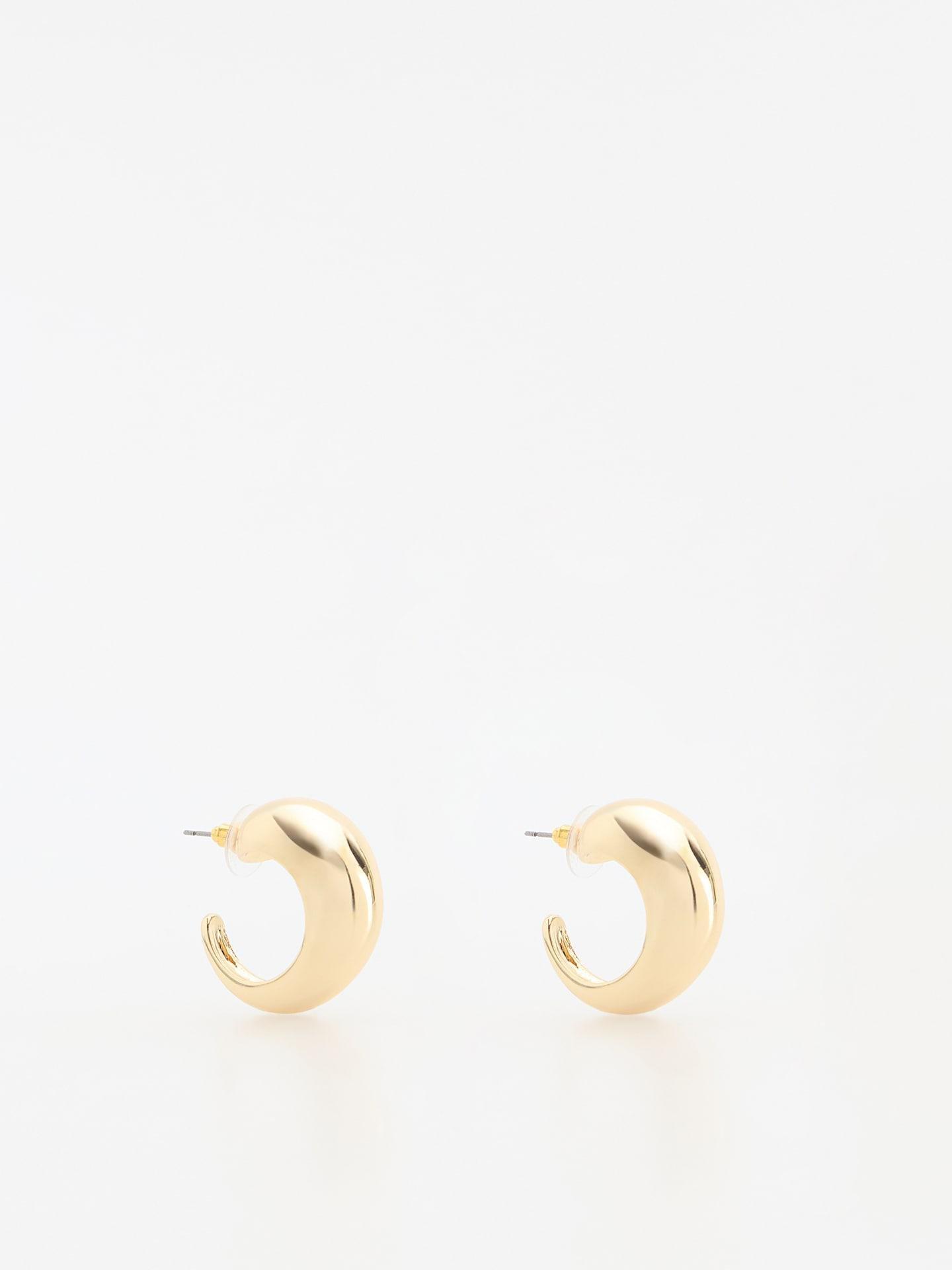 Gold Teardrop Earrings, Golden, medium