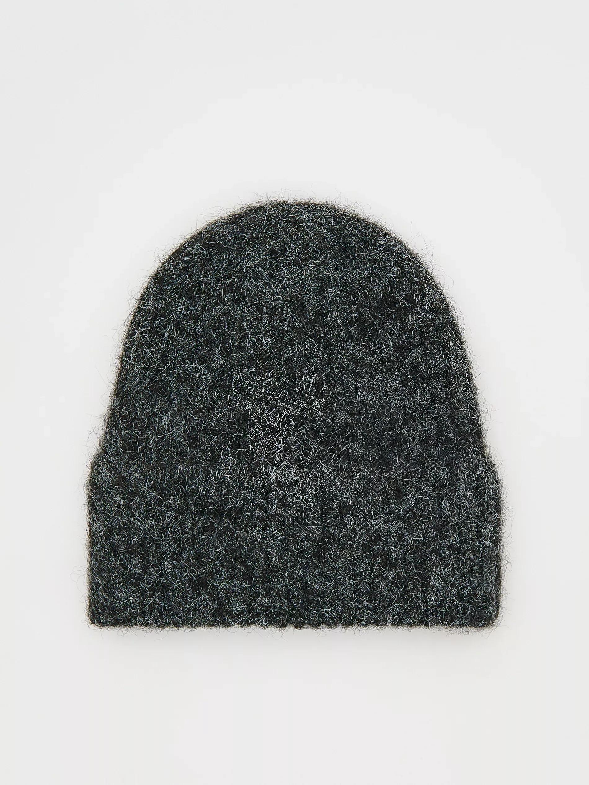 Grey Hat With Wool Content, Grey, large image number 0