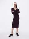 Reserved - Burgundy Premium Tencel Lyocell Dress