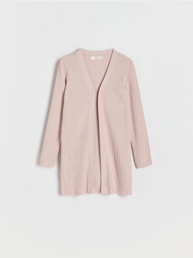 Beige Longline Cardigan, Kids Girls, , large image number 0