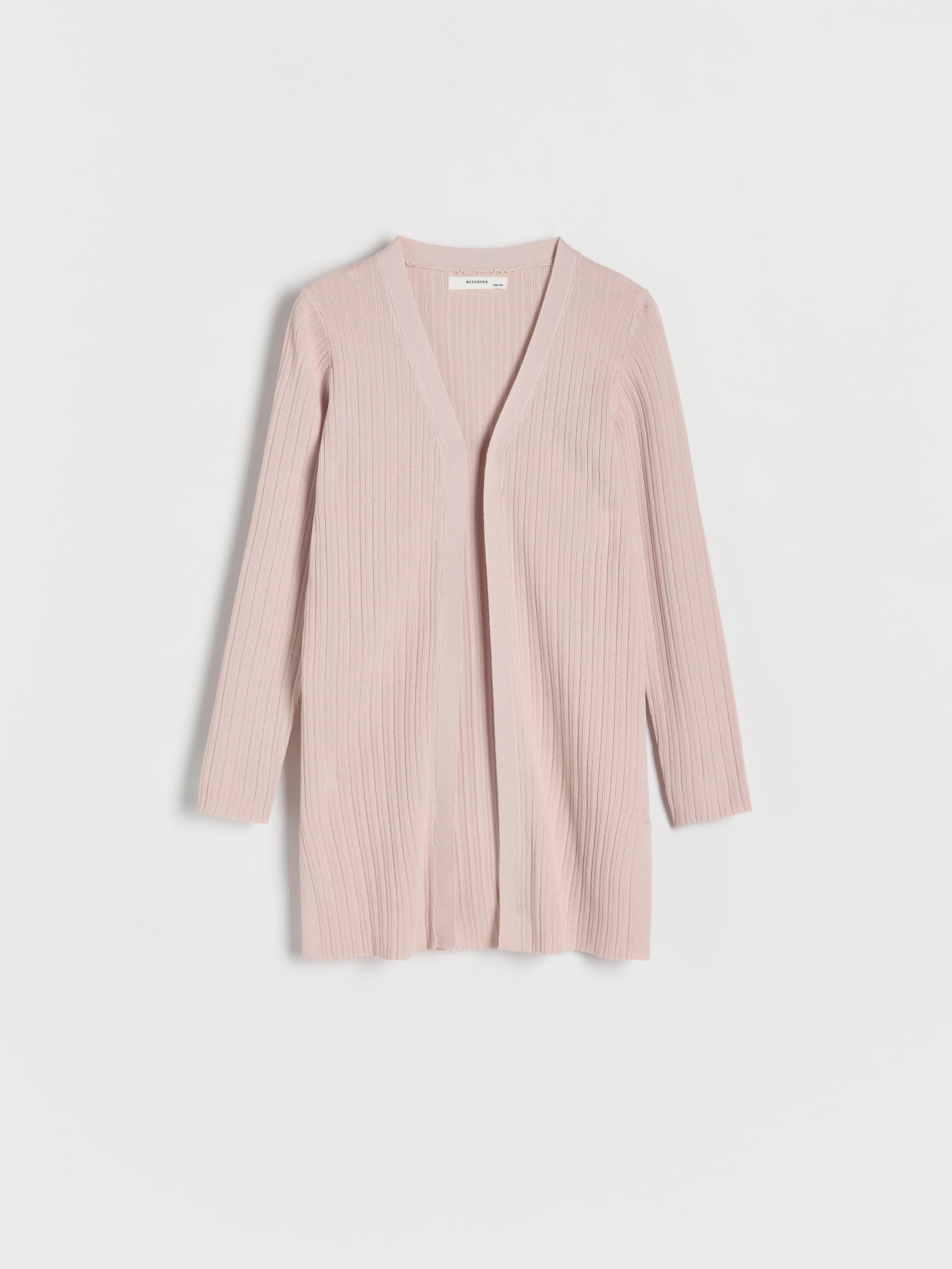 Beige Longline Cardigan, Kids Girls, , large image number 2