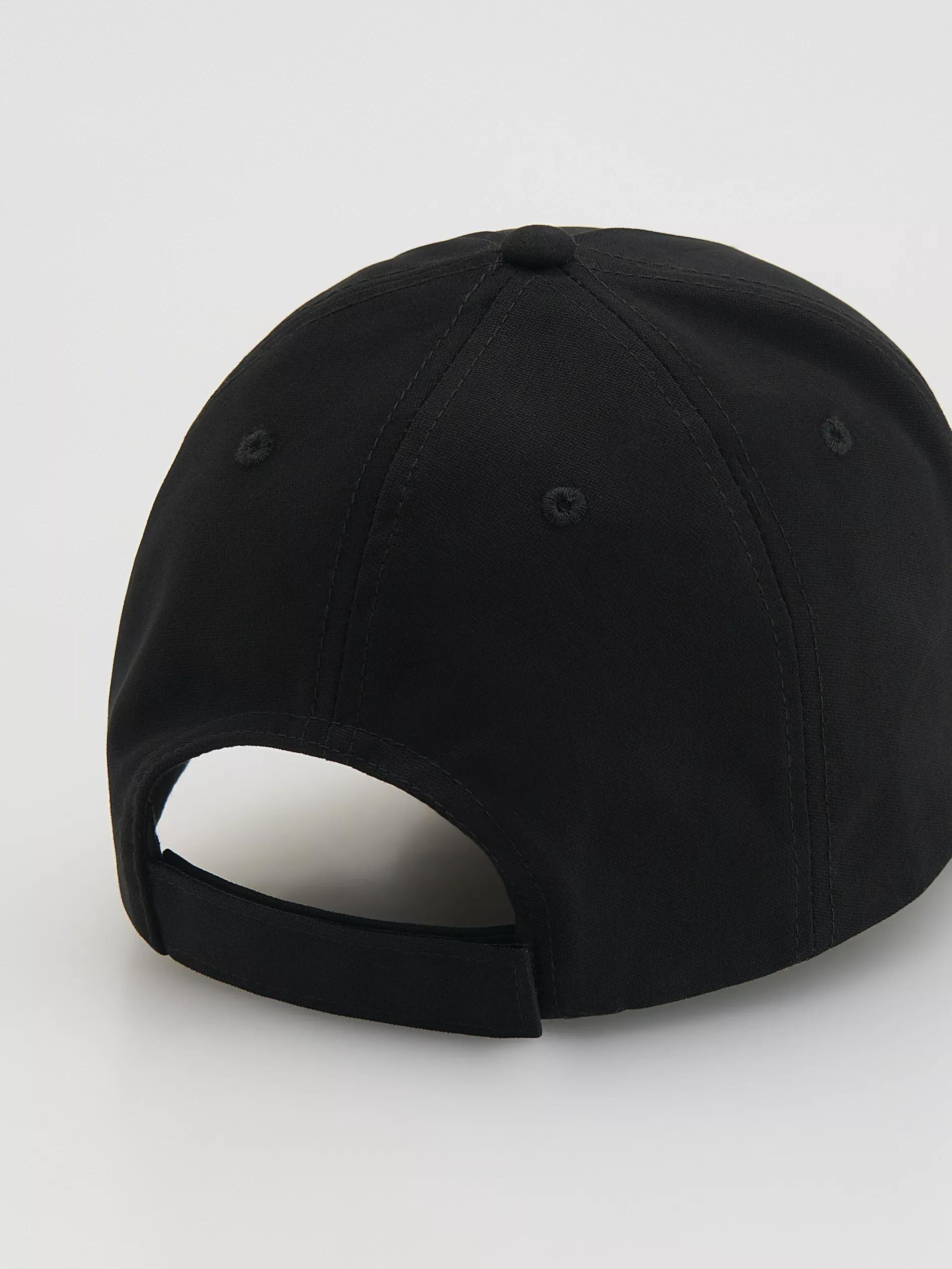 BLACK Baseball cap with embroidery, Black, large image number 2
