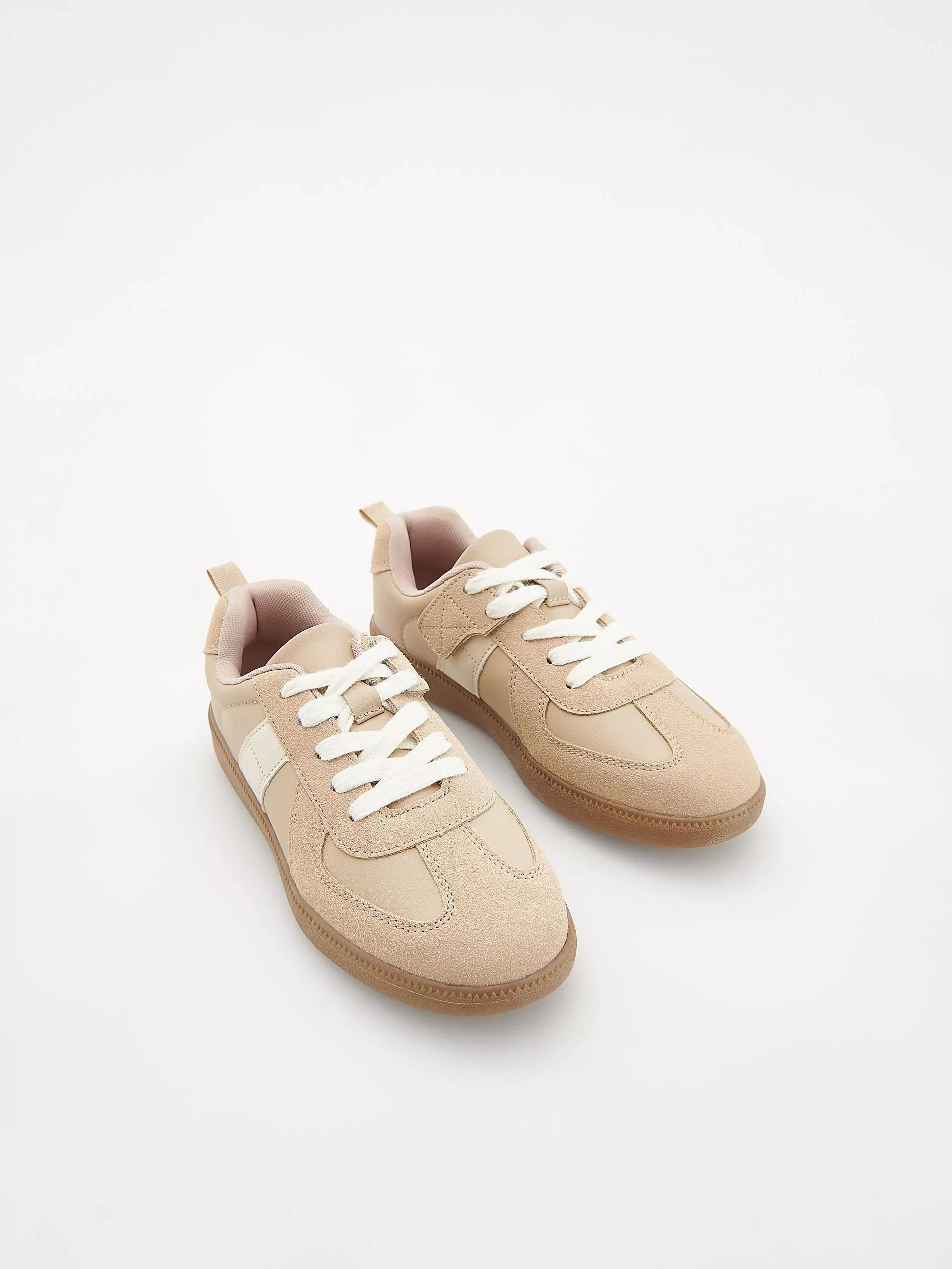 Beige Classic Trainers, , large image number 1