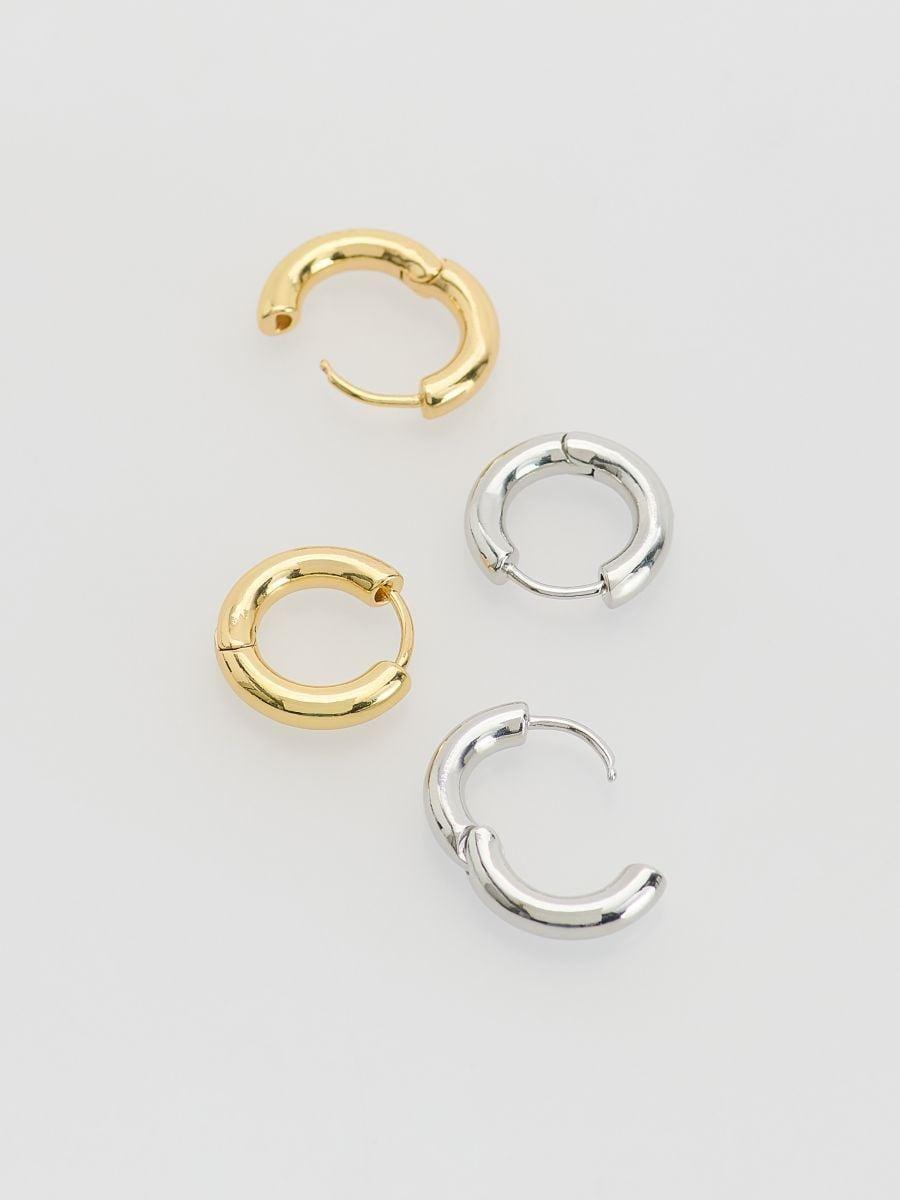 Multicolour Set Of Round Earrings, Multicolor, large image number 2