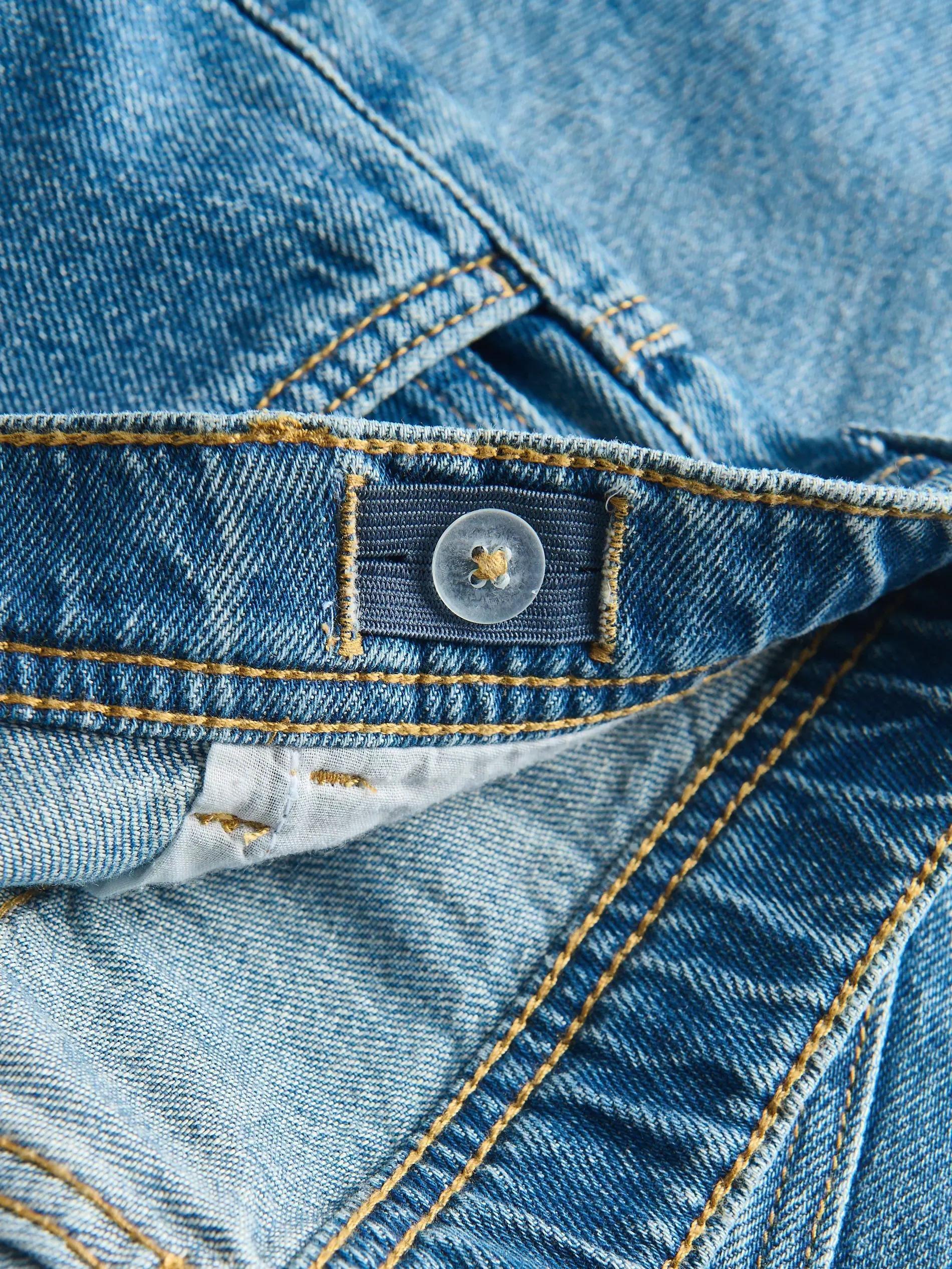 Blue Denim Shorts, , large image number 1