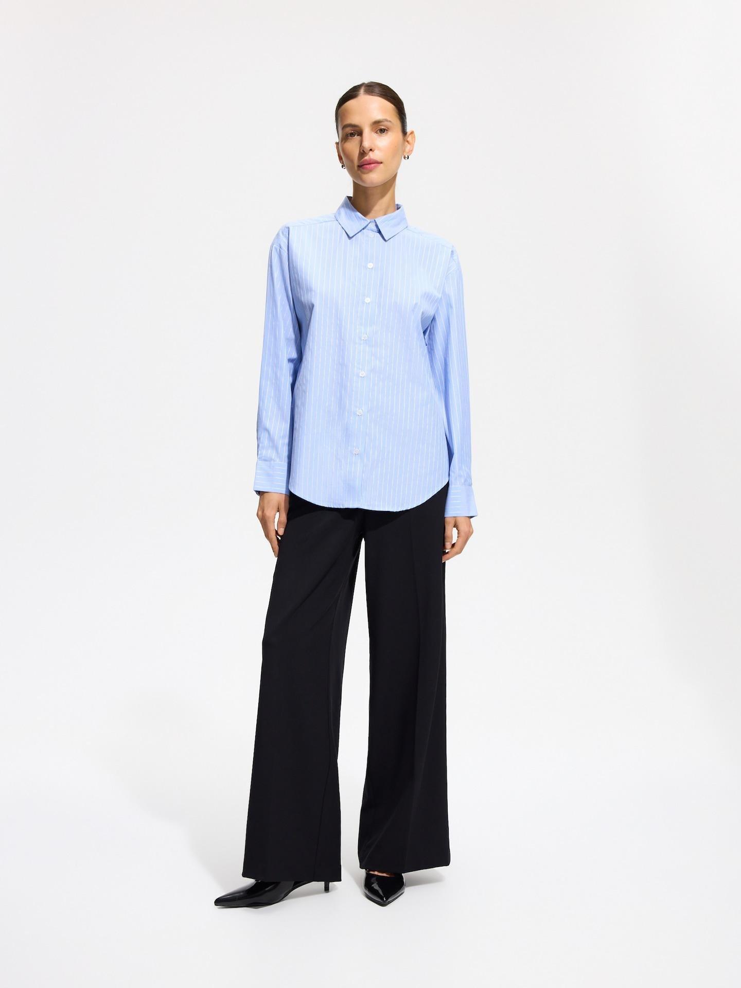 Blue Stripe Shirt, Blue, medium