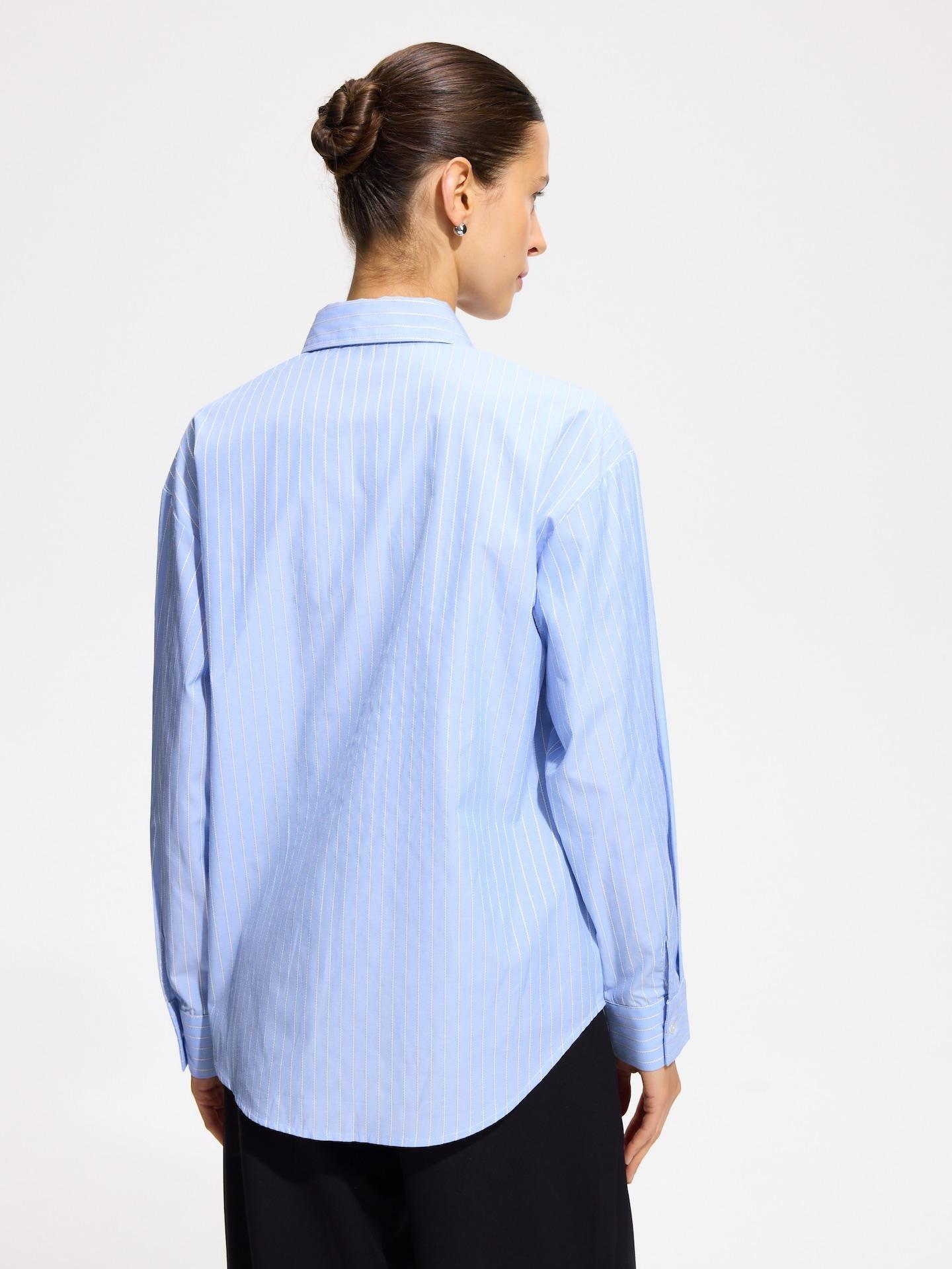 Blue Stripe Shirt, Blue, medium