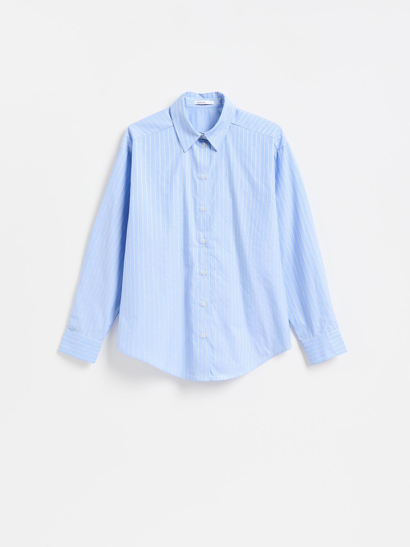 Blue Stripe Shirt, Blue, large image number 3