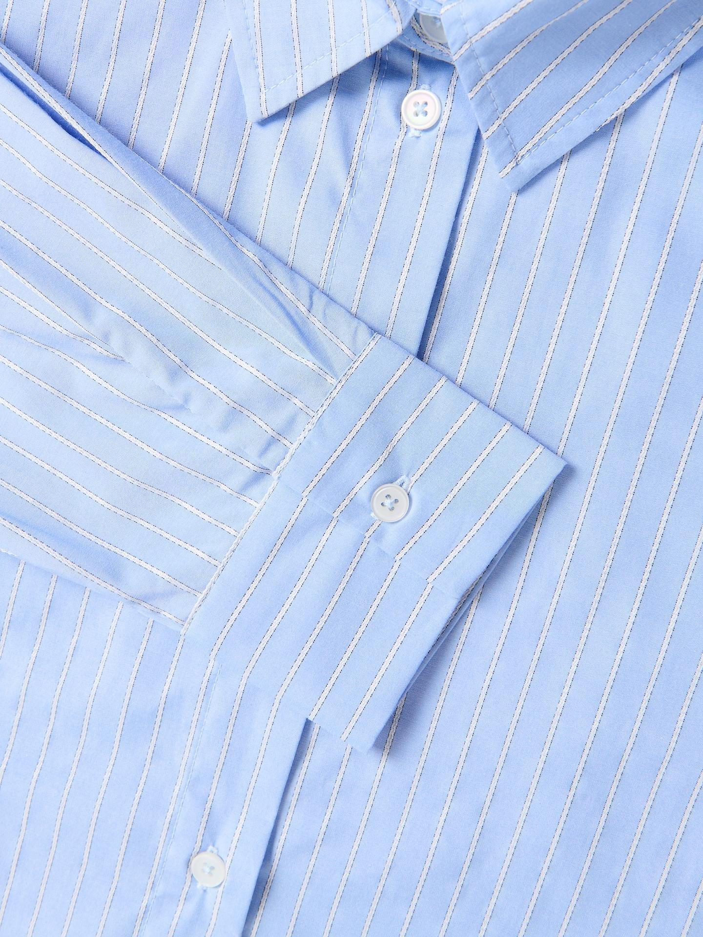 Blue Stripe Shirt, Blue, large image number 4