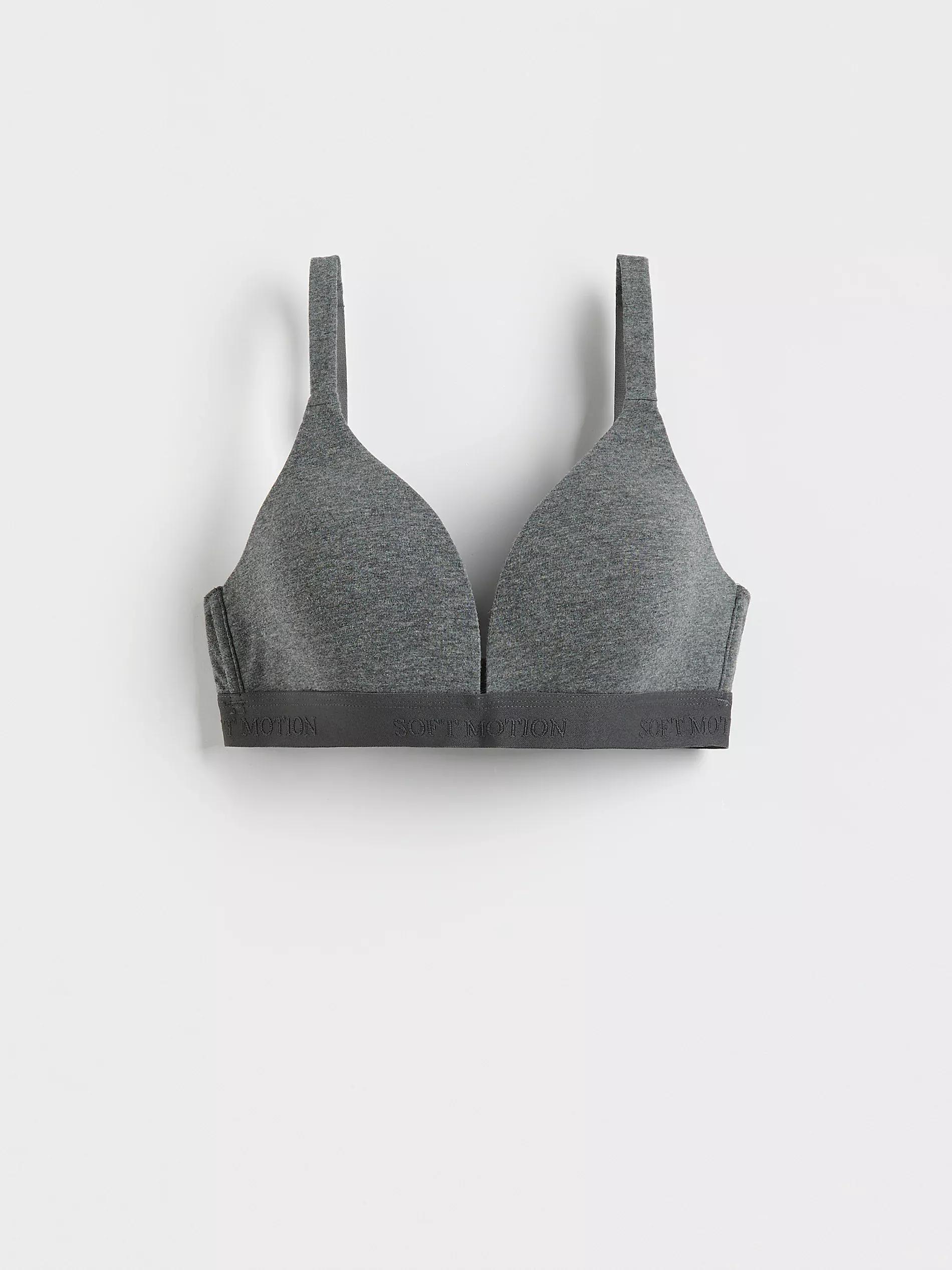 Grey Soft Bra, , large image number 3