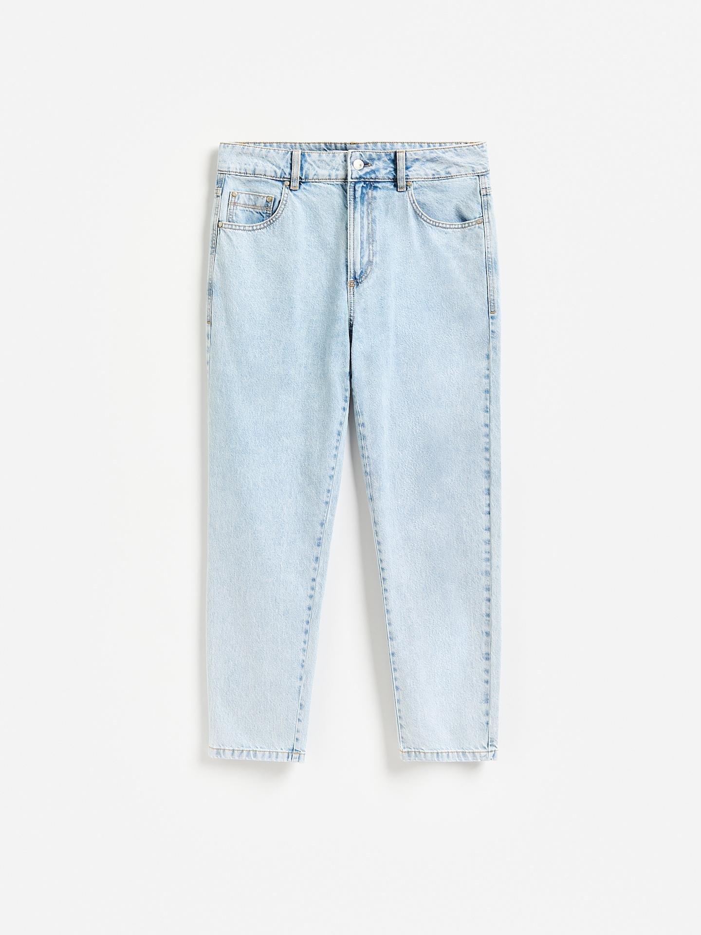 Blue Carrot Jeans With Wash Effect, Blue, large image number 3