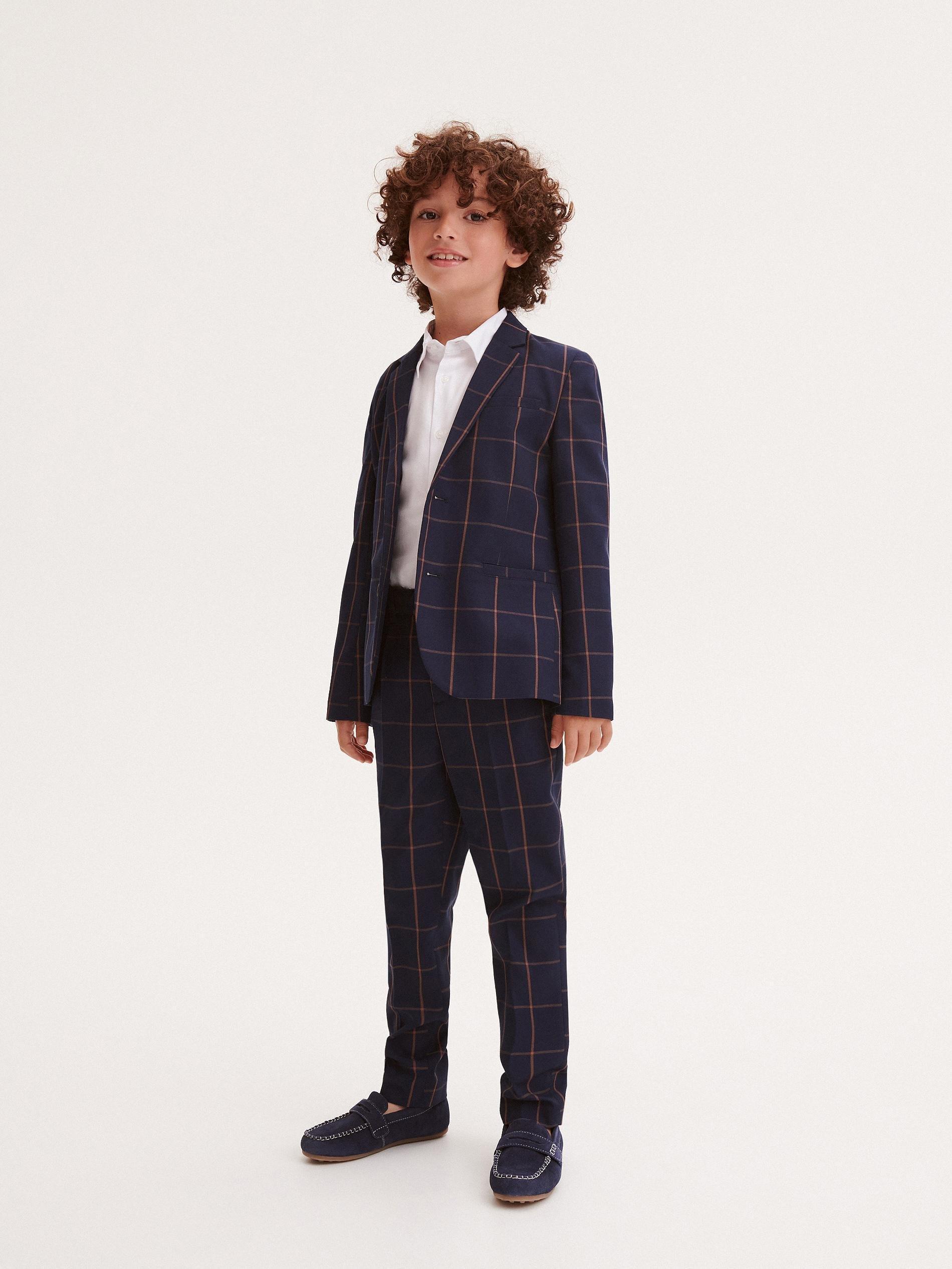 White Elegant Slim Shirt, Kids Boys, , large image number 2