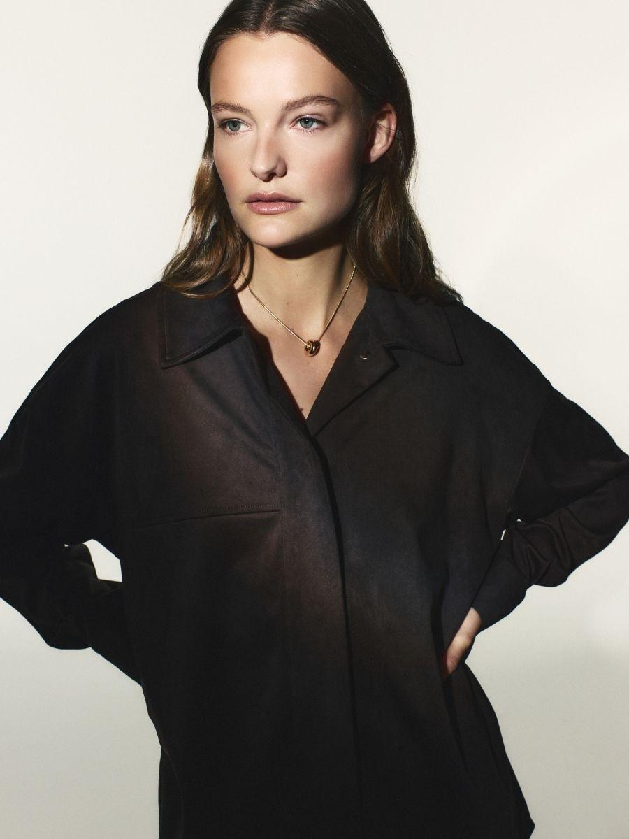 Gold Necklace With Pendant, Golden, medium