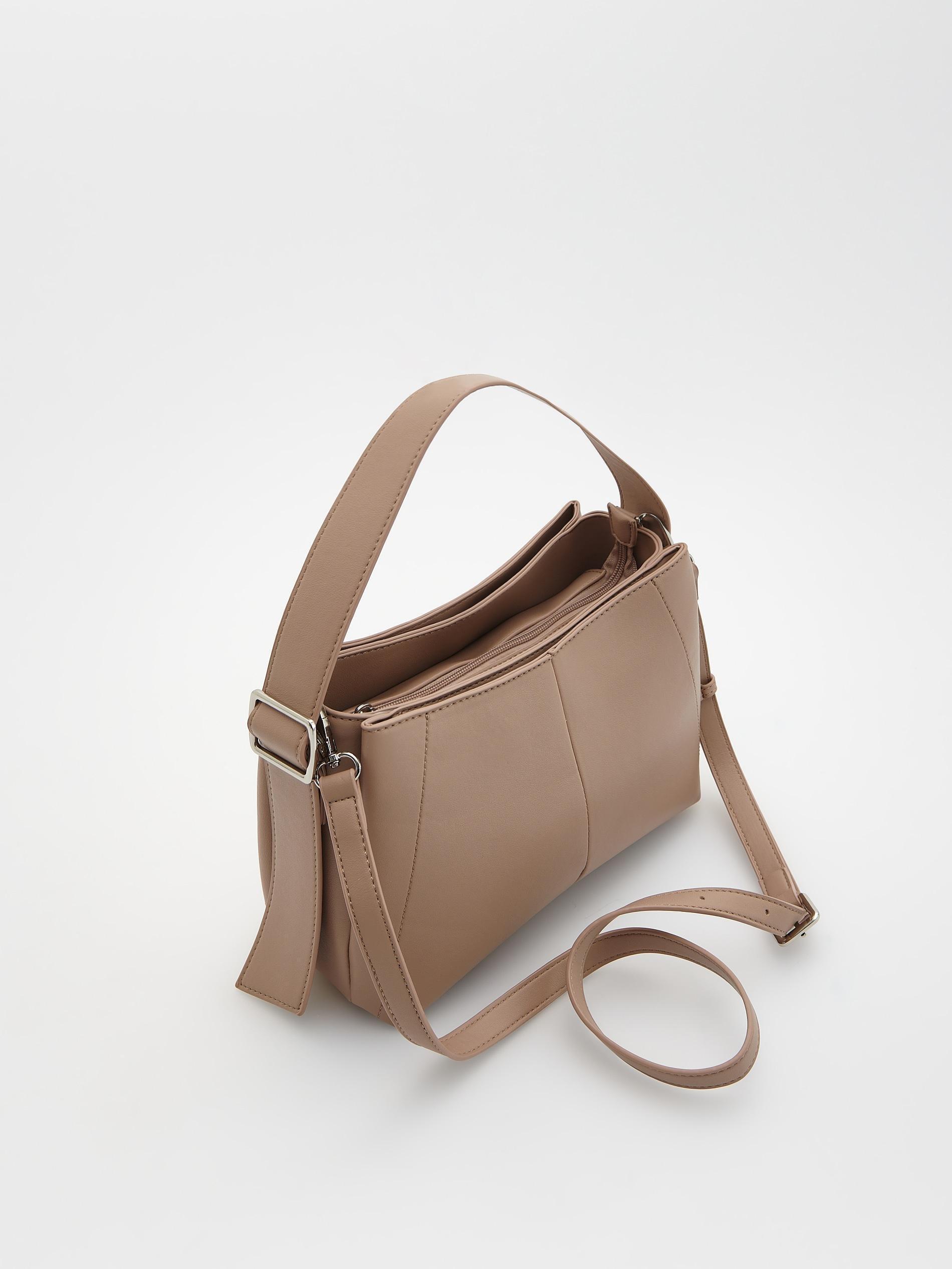 Brown Faux Leather Purse, , large image number 5