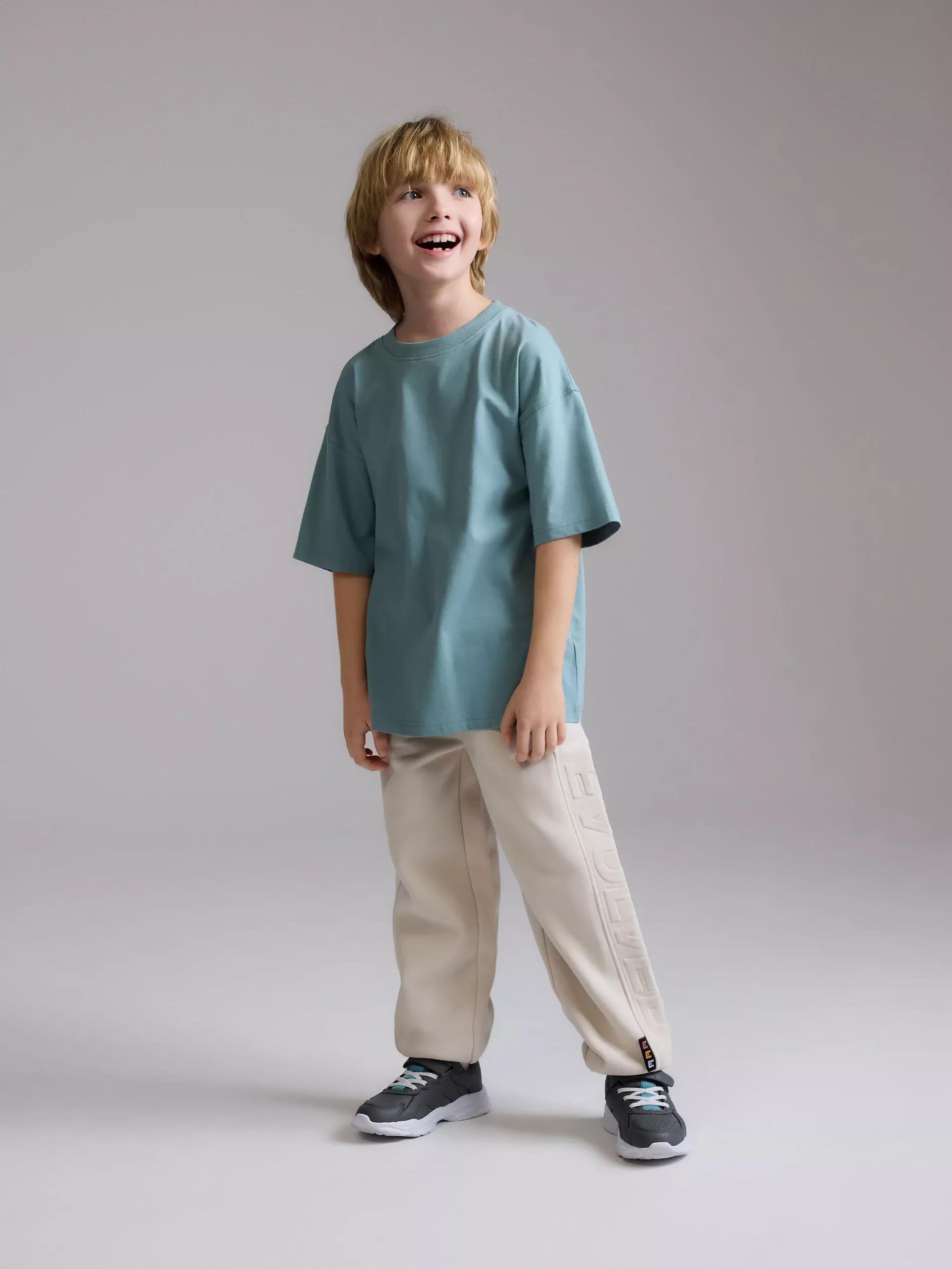 Blue T-Shirt, Kids Boy, Blue, large image number 2