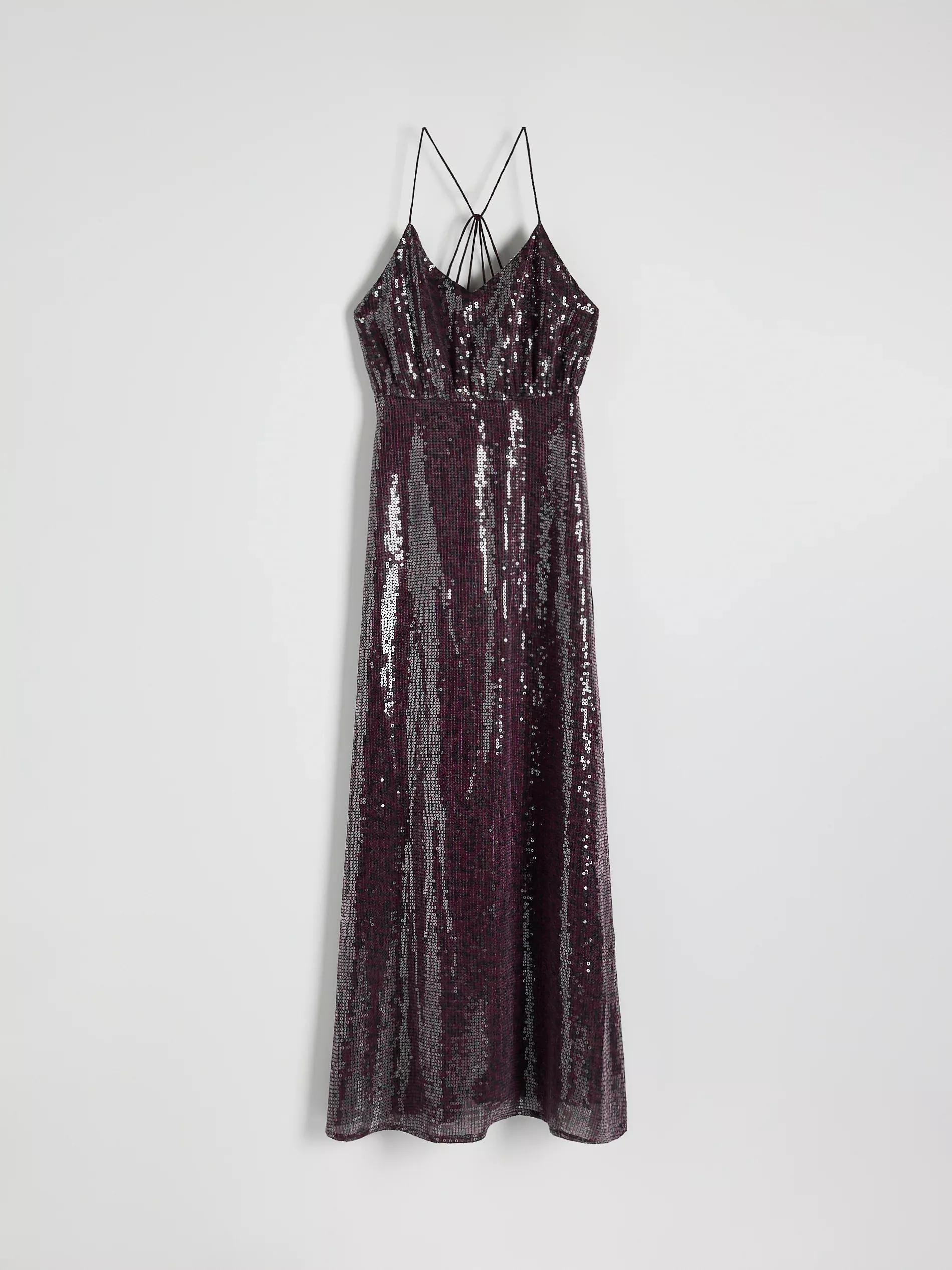 Multicolour Sequin Maxi Dress, Multicolor, large image number 1