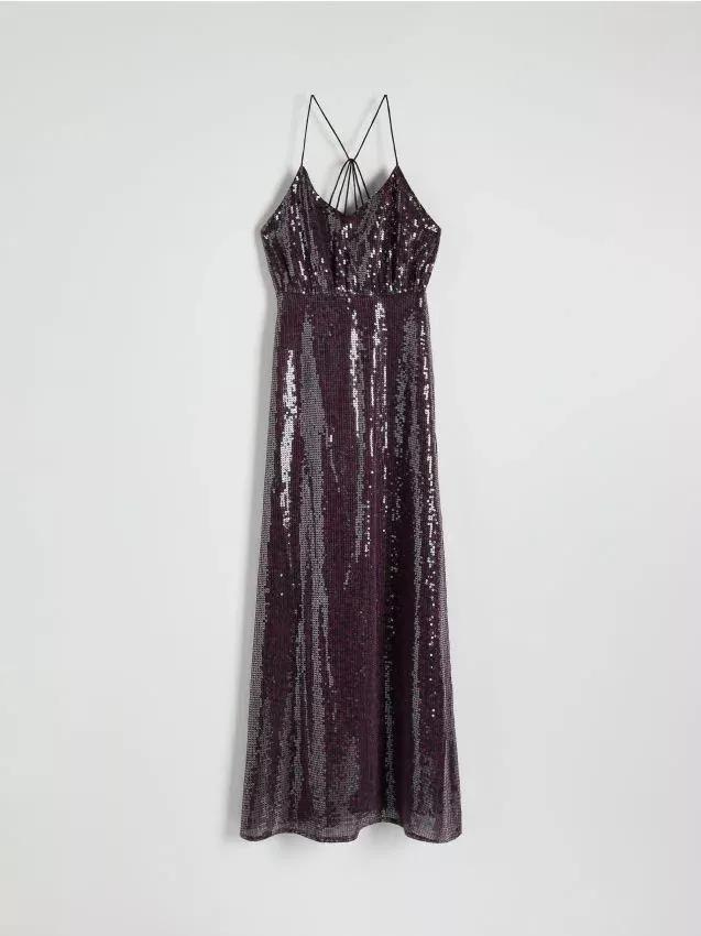 Multicolour Sequin Maxi Dress, Multicolor, large image number 5